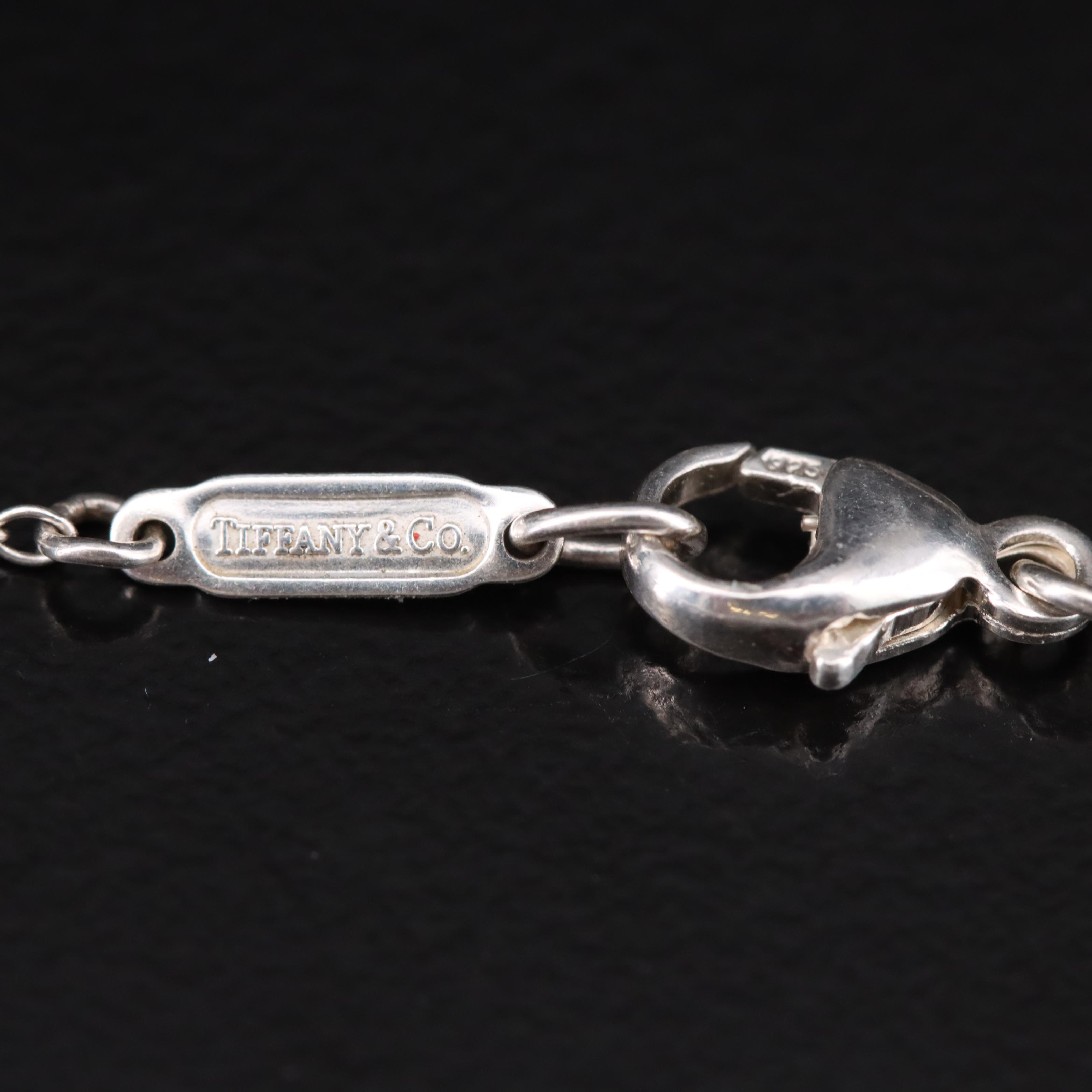 Tiffany & Co. Sterling Flower Petal Necklace