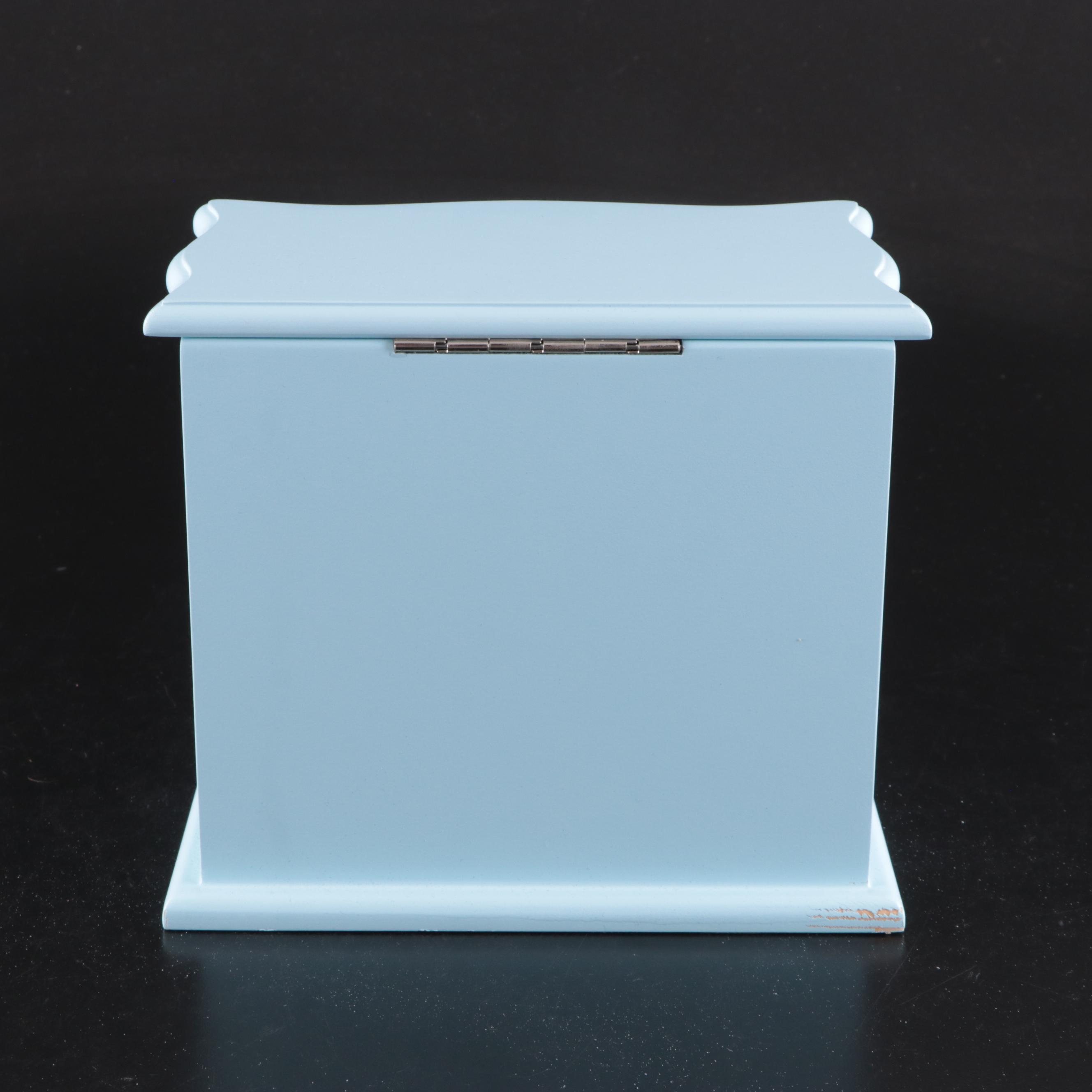 White and Light Blue Jewelry Boxes