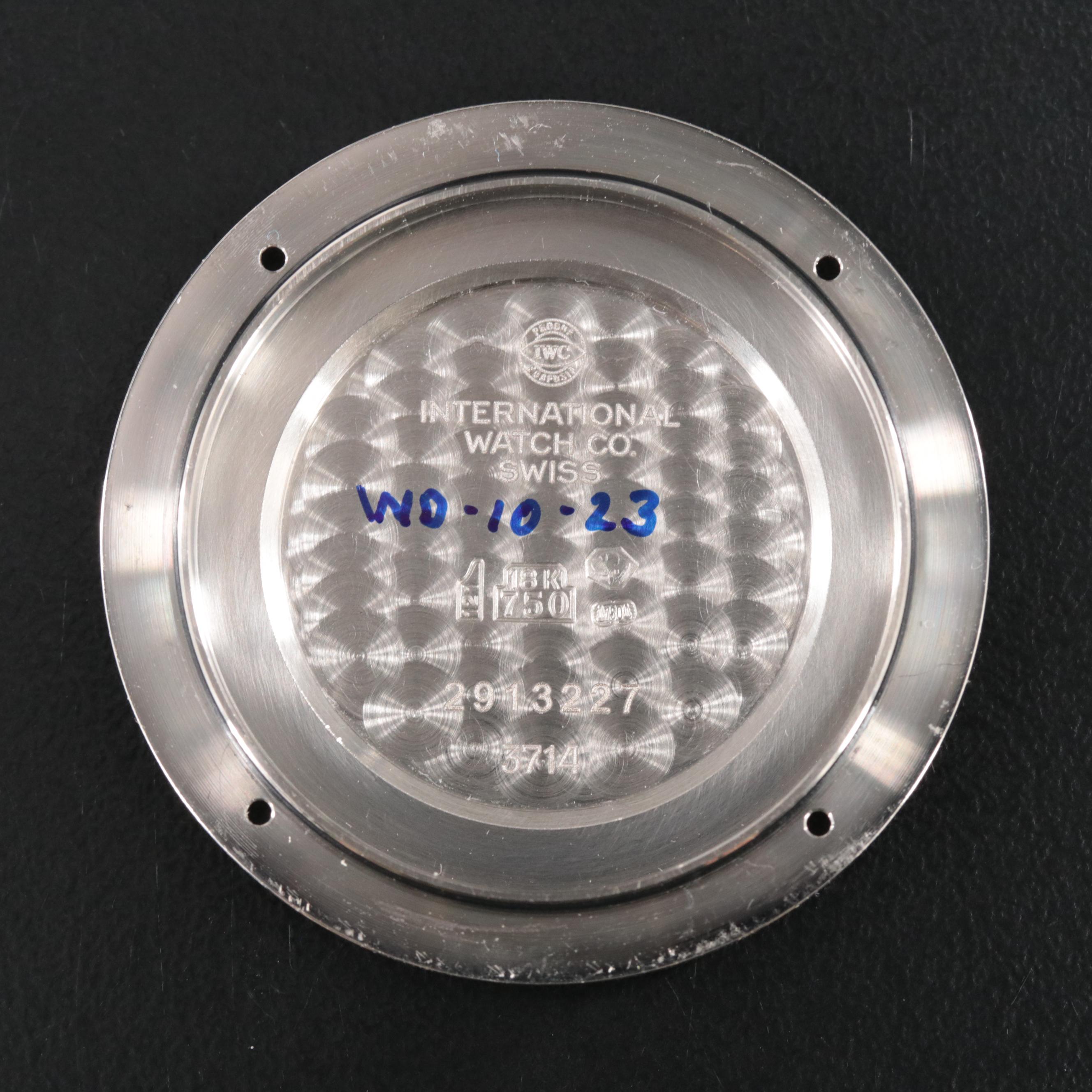 18K IWC Portugieser Chronograph Watch