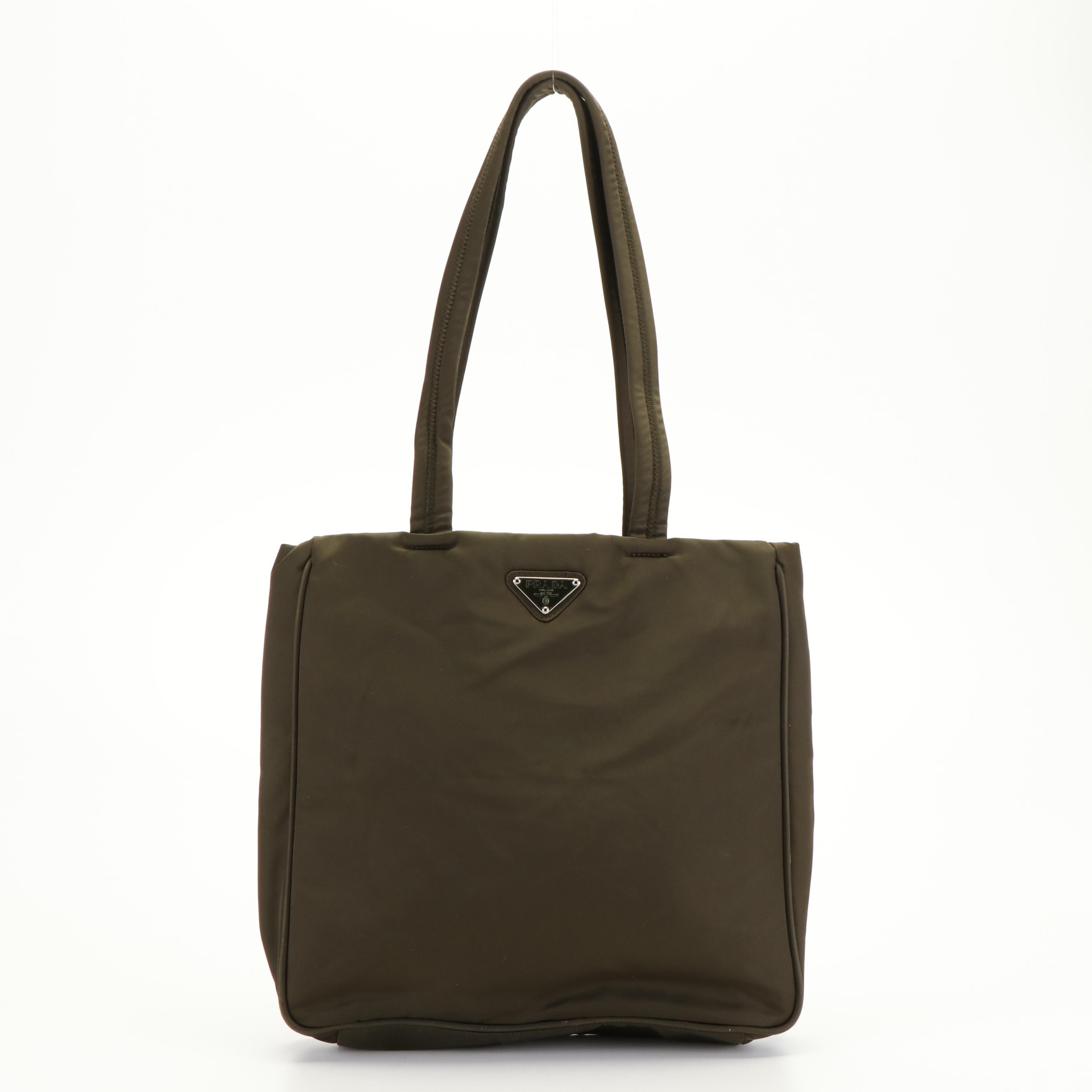 Prada City Tessuto Nylon Shoulder Bag