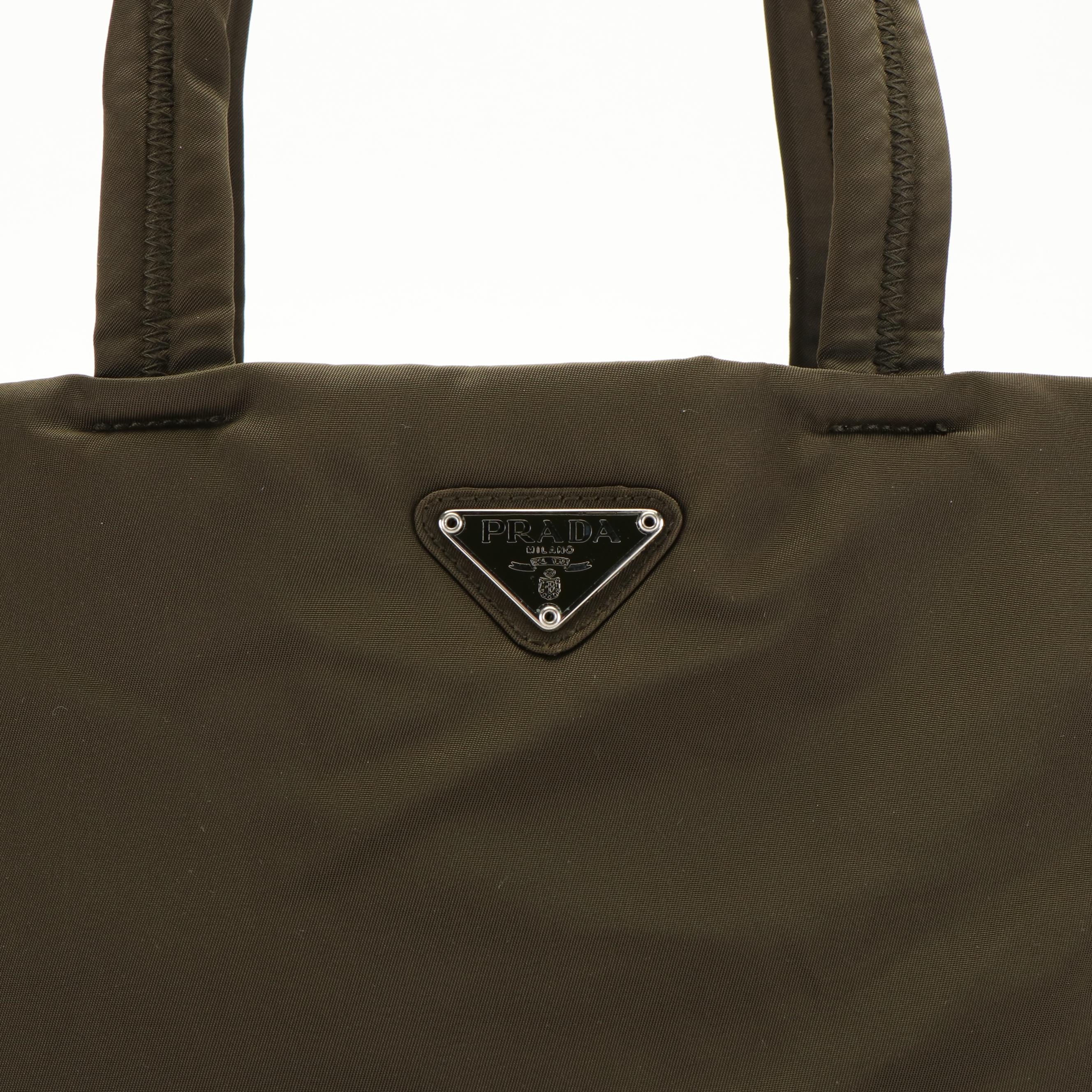 Prada City Tessuto Nylon Shoulder Bag