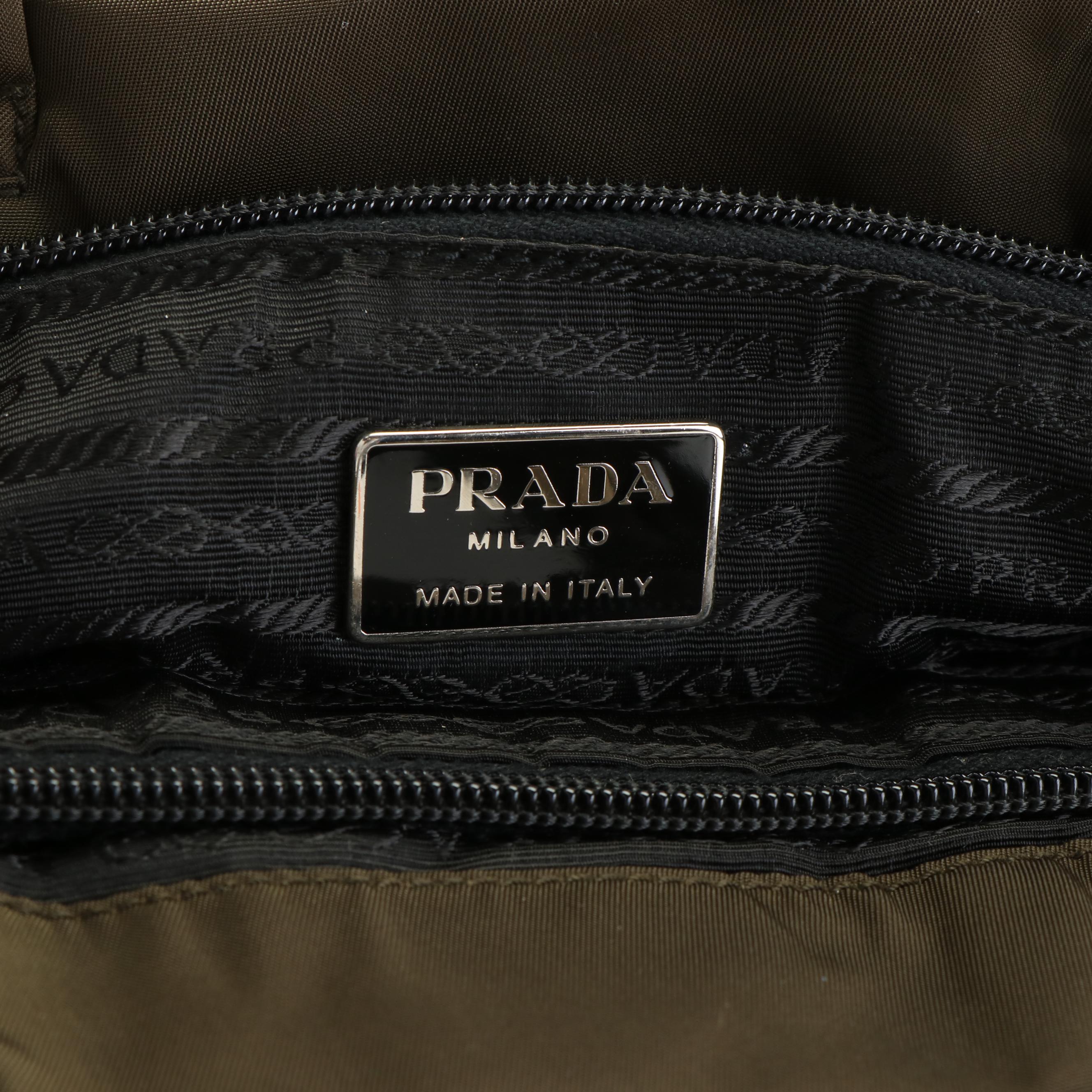 Prada City Tessuto Nylon Shoulder Bag