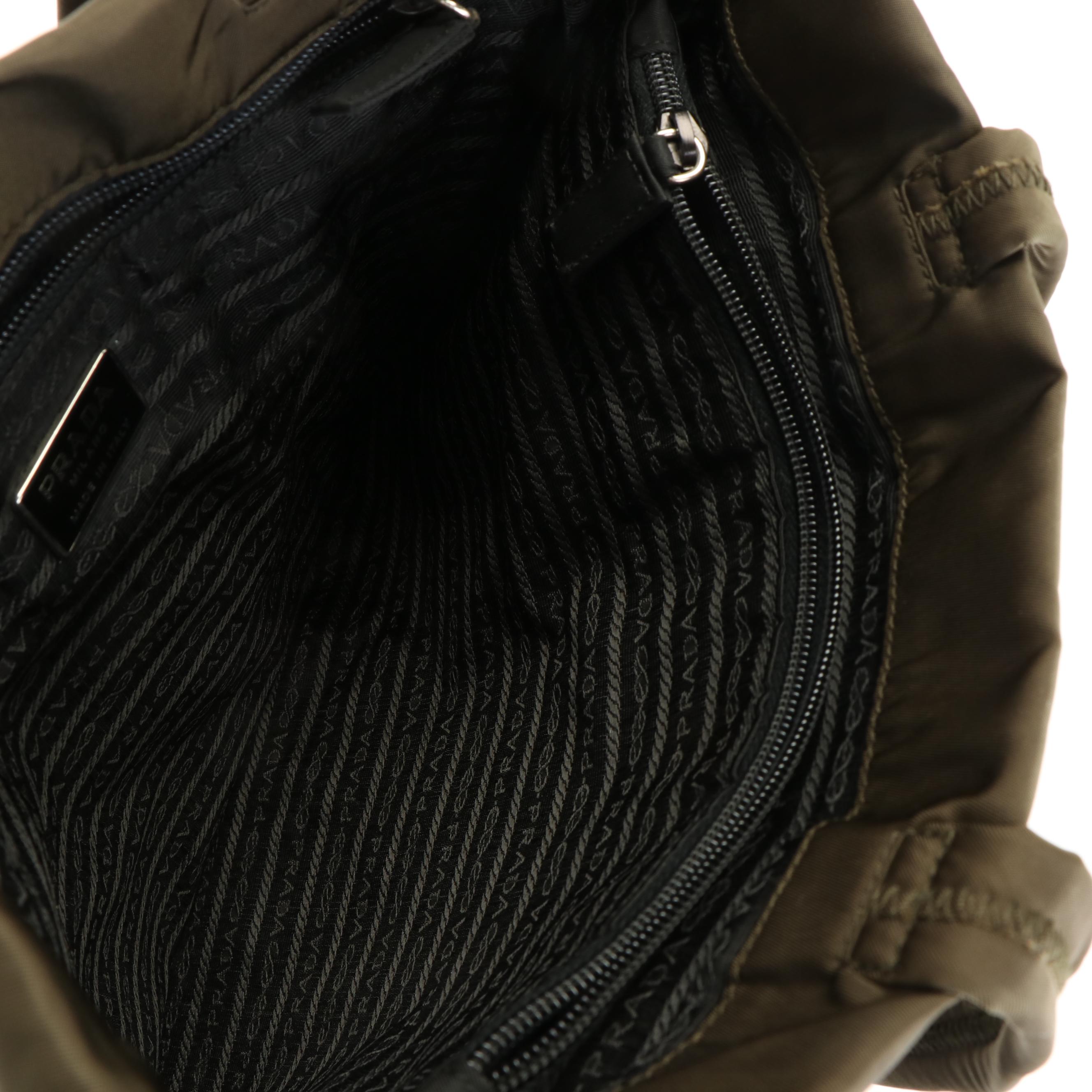 Prada City Tessuto Nylon Shoulder Bag