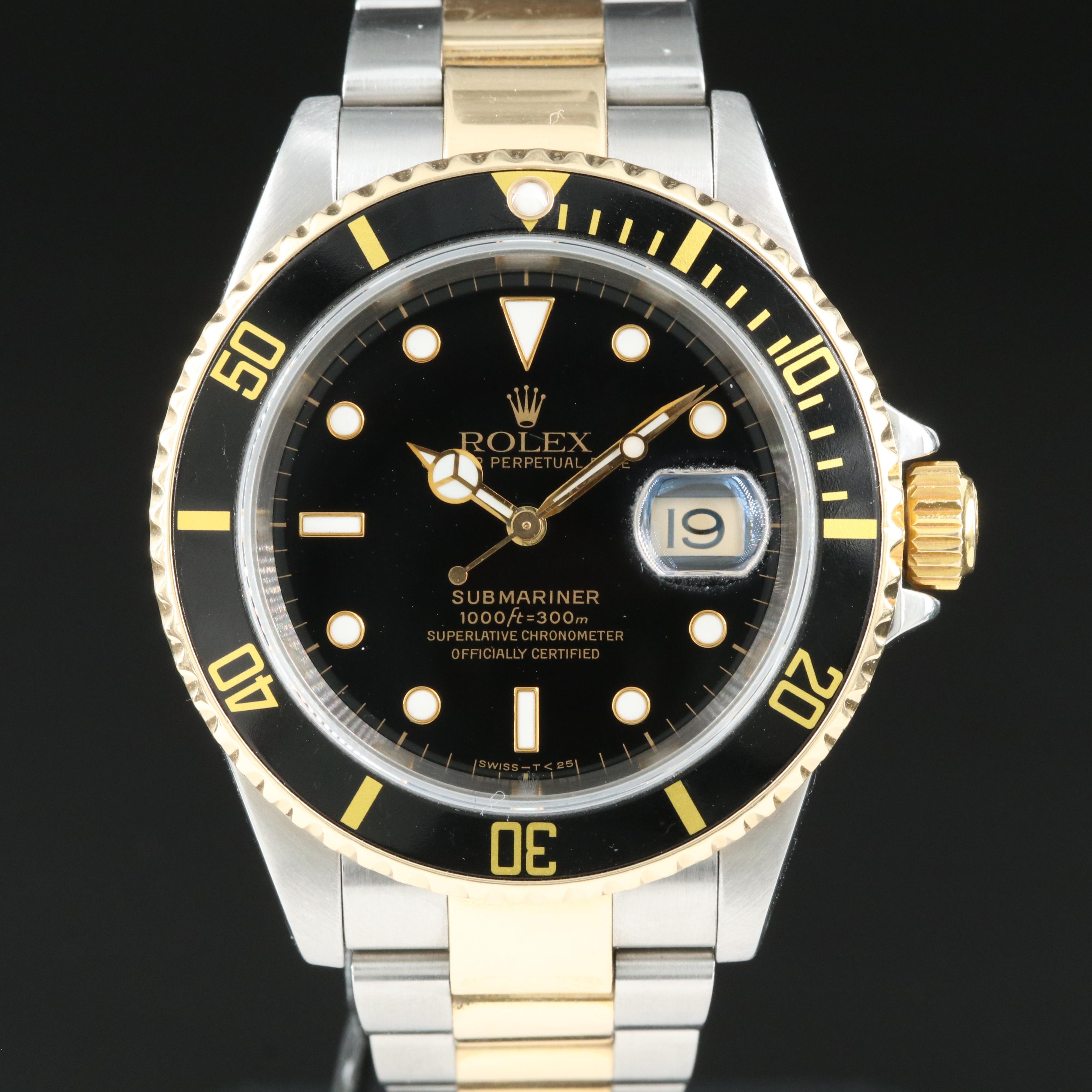 2001 Rolex Oyster Perpetual Submariner Date Watch