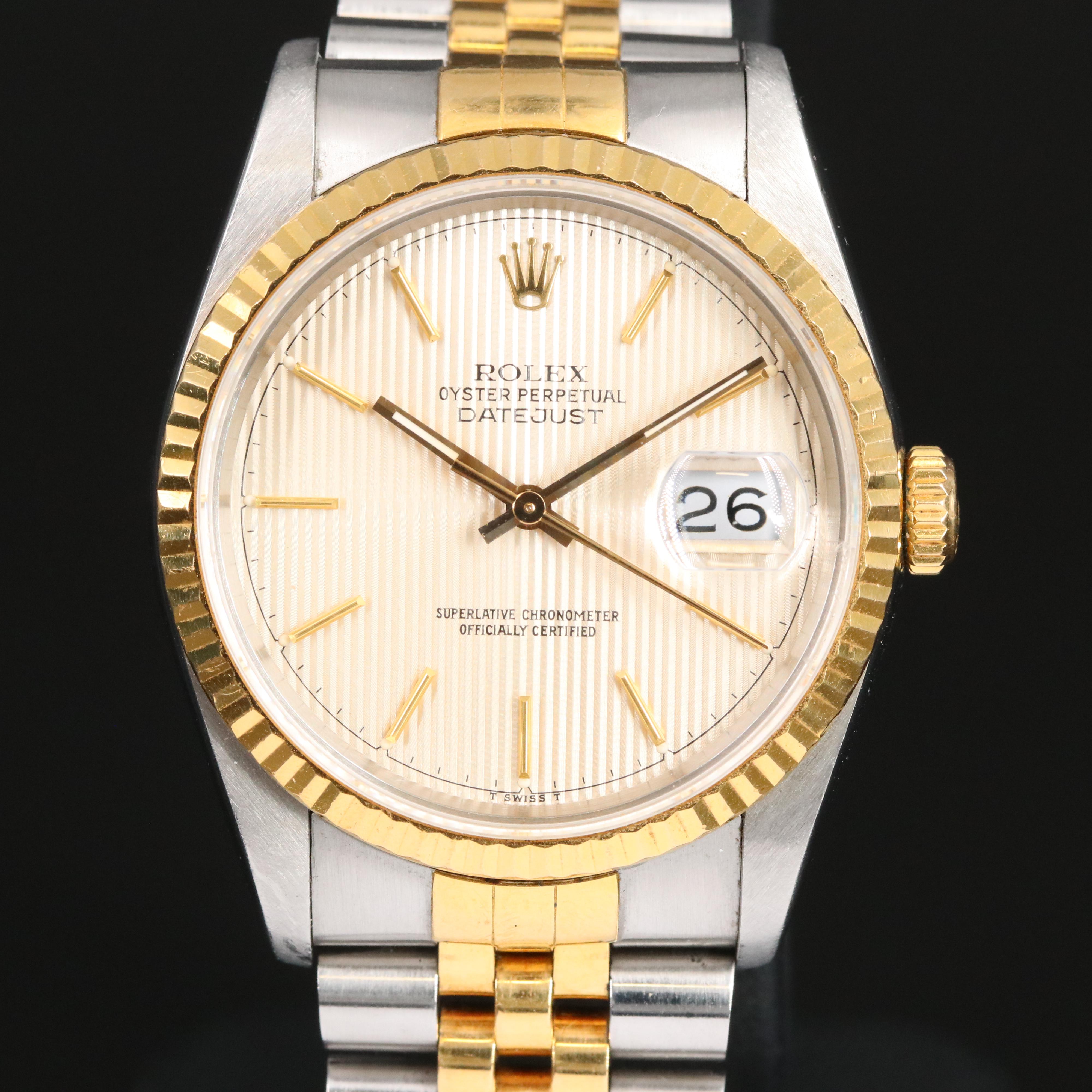 1989 Rolex Oyster Perpetual Datejust Watch