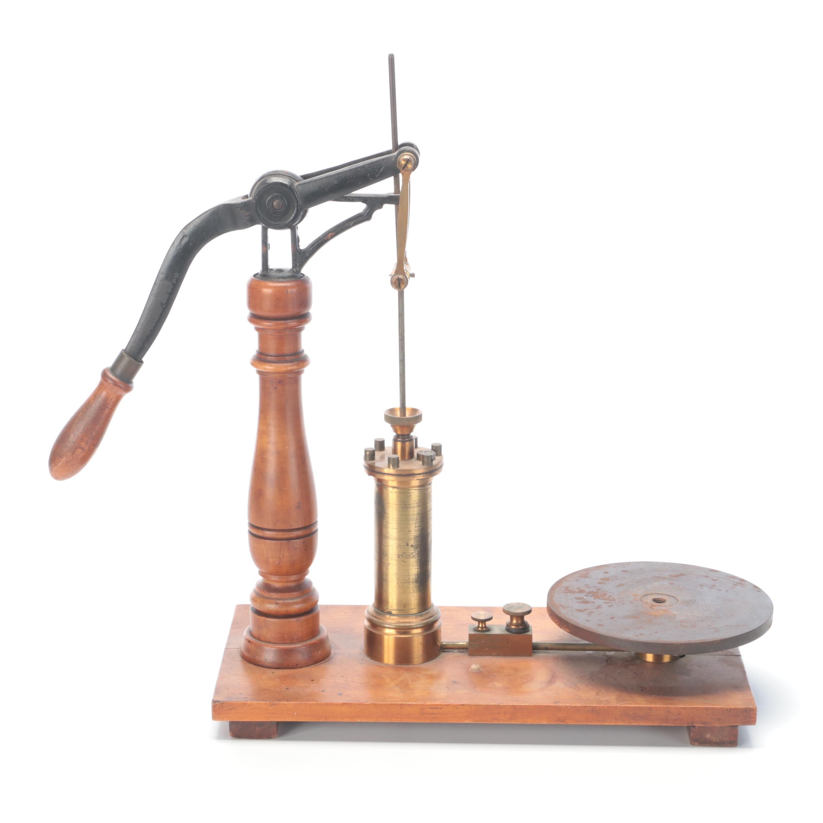 Late Victorian Demonstration Vacuum Pump