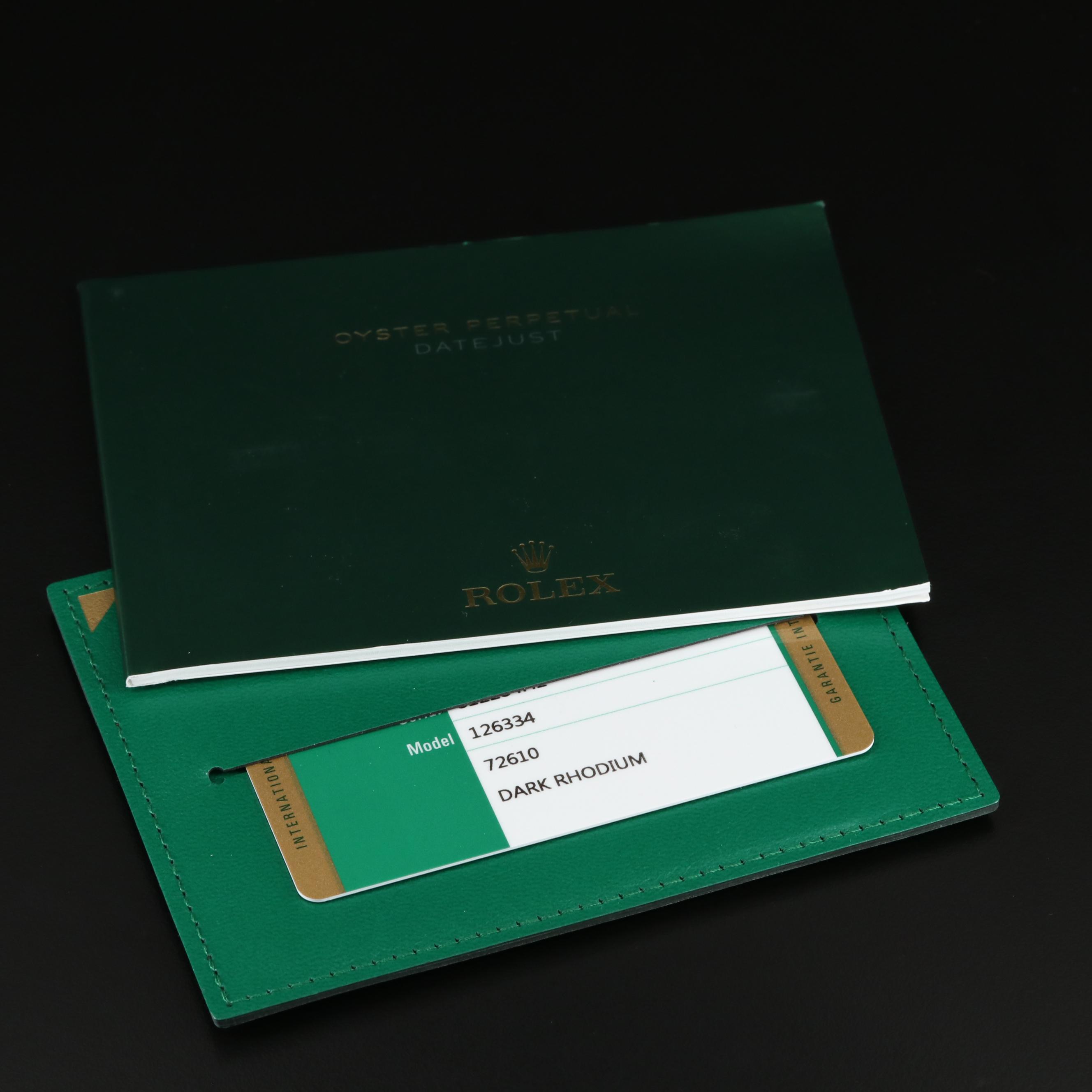 Rolex Oyster Perpetual Datejust 41 Gray Dial Watch