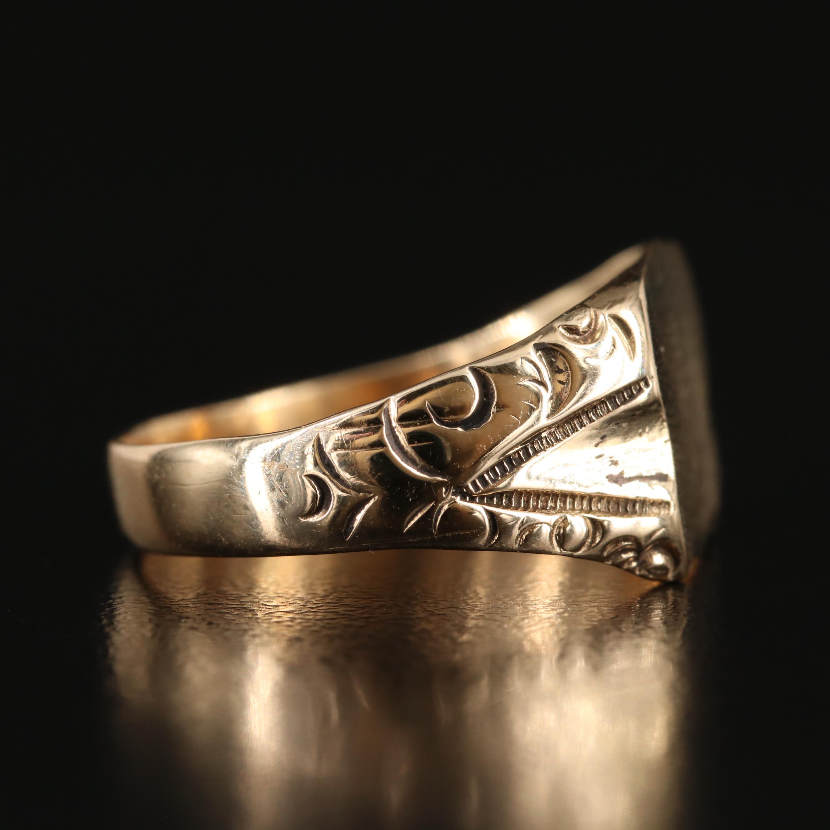 Vintage 14K Signet Ring
