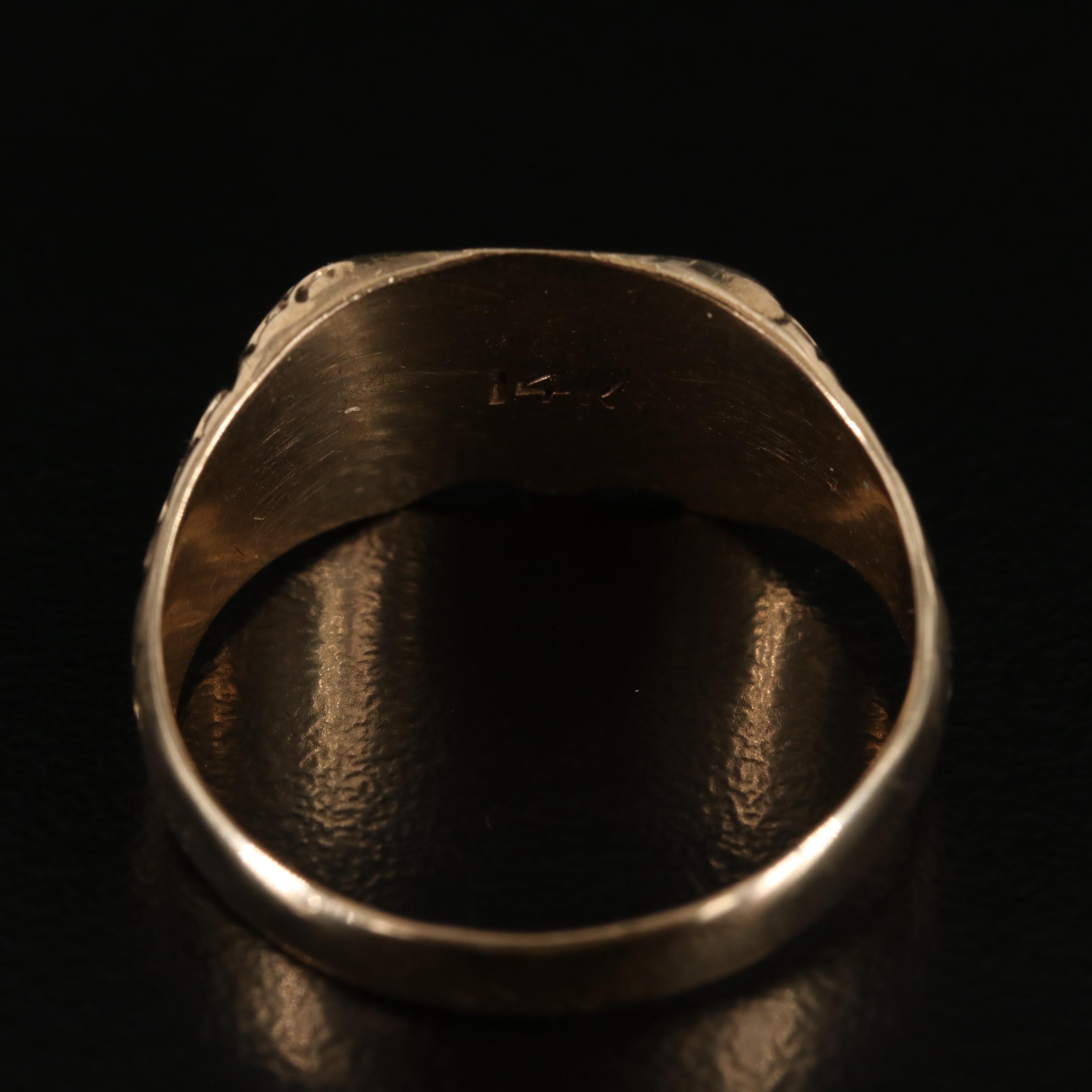 Vintage 14K Signet Ring