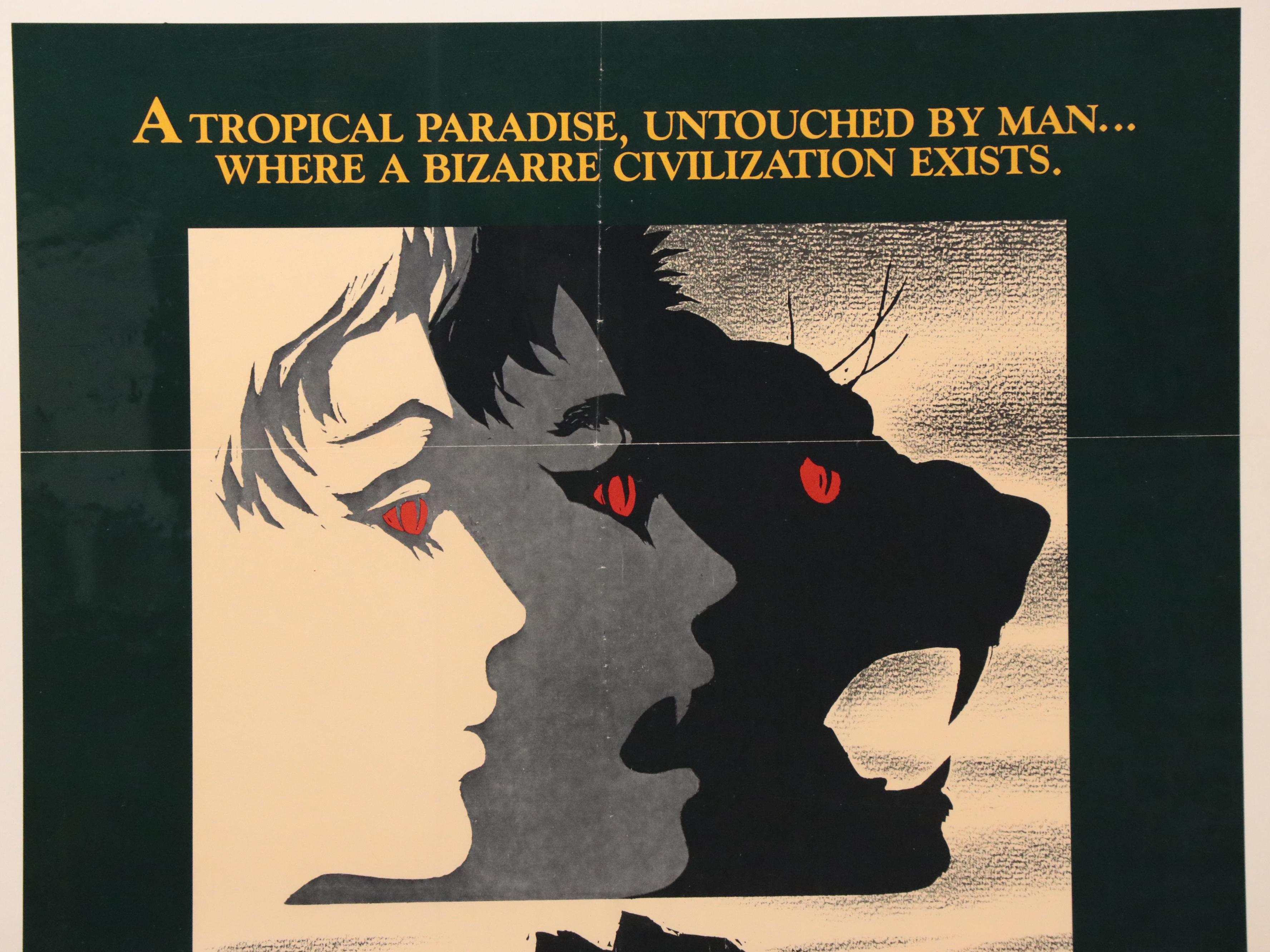 "The Island of Dr. Moreau" Original Movie Poster, c. 1977