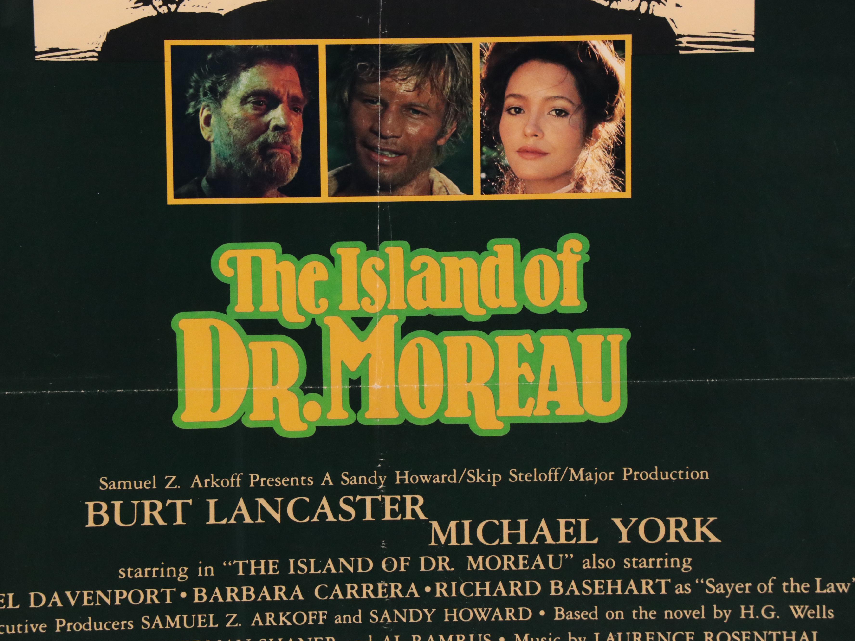 "The Island of Dr. Moreau" Original Movie Poster, c. 1977