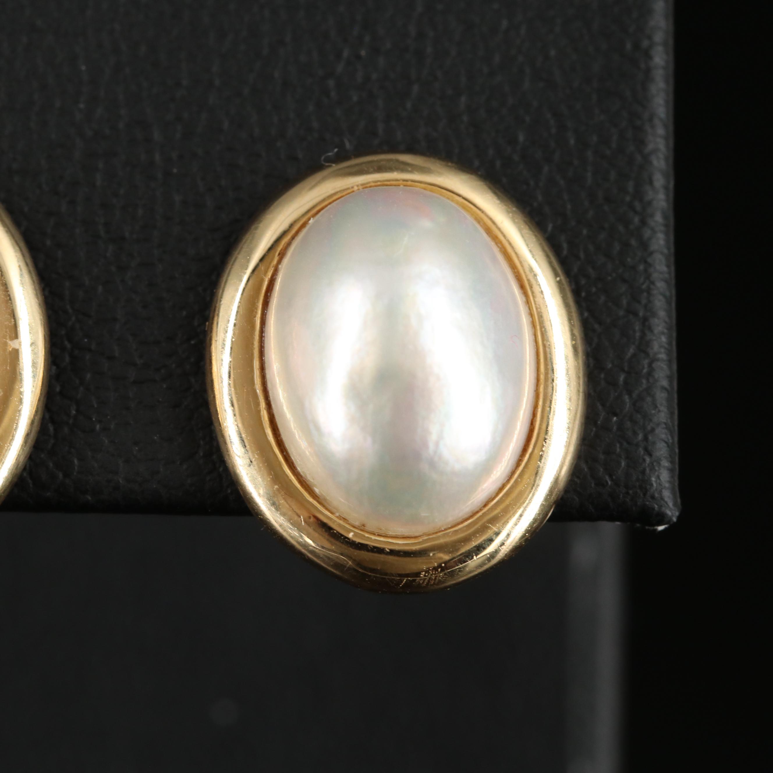 14K Pearl Earrings