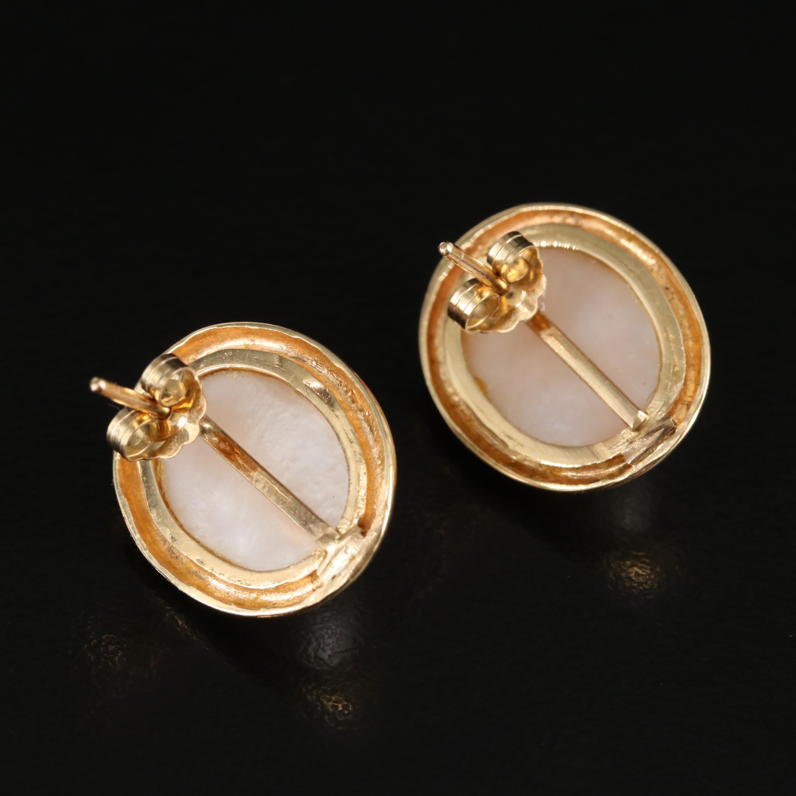14K Pearl Earrings