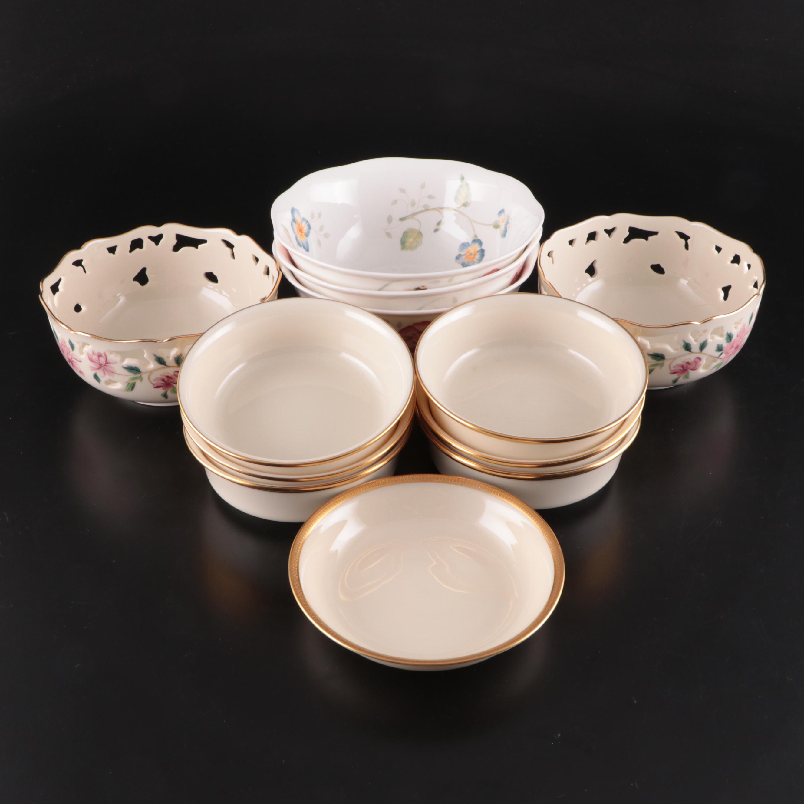 Lenox "Butterfly Meadow" with Other Ceramic Bowls