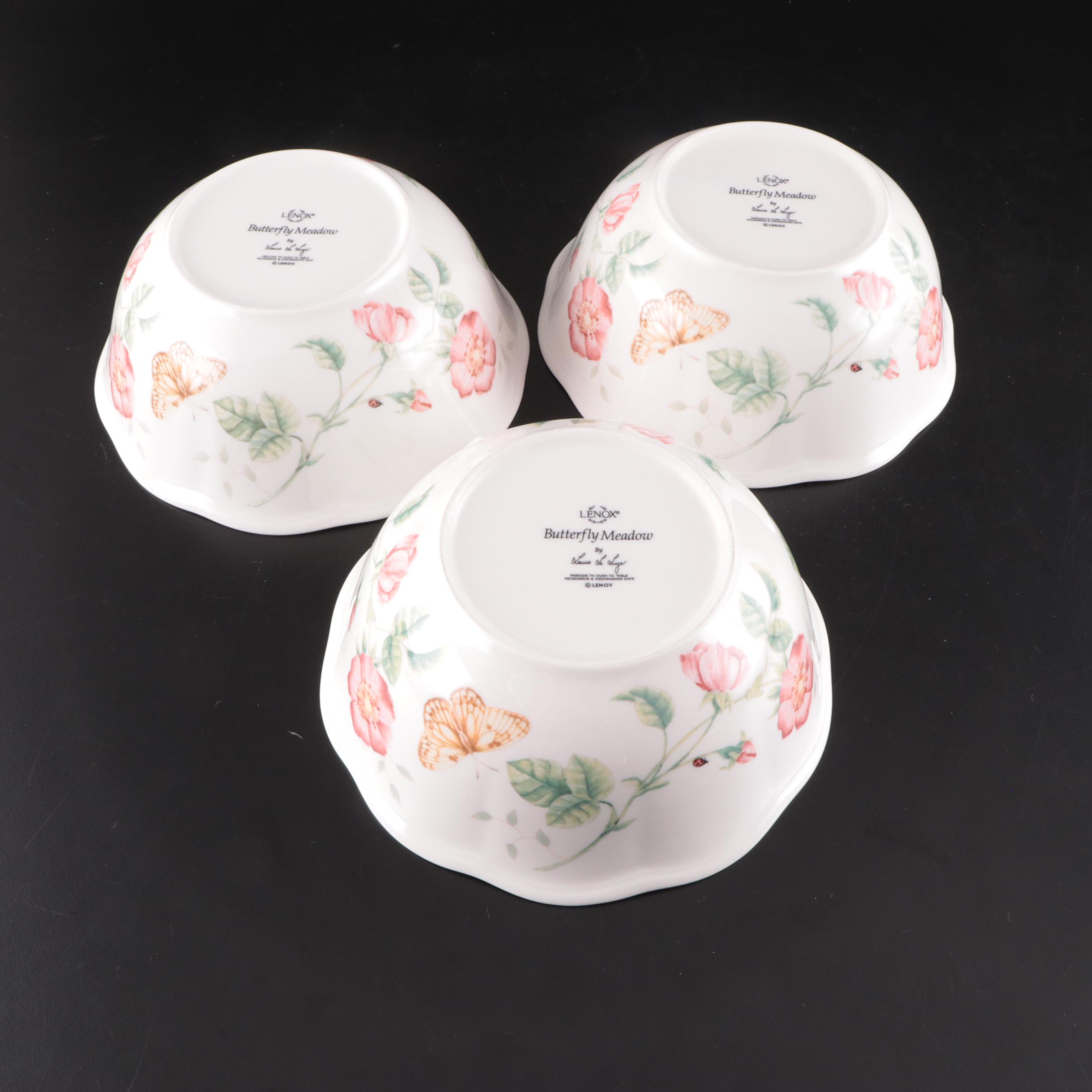Lenox "Butterfly Meadow" with Other Ceramic Bowls