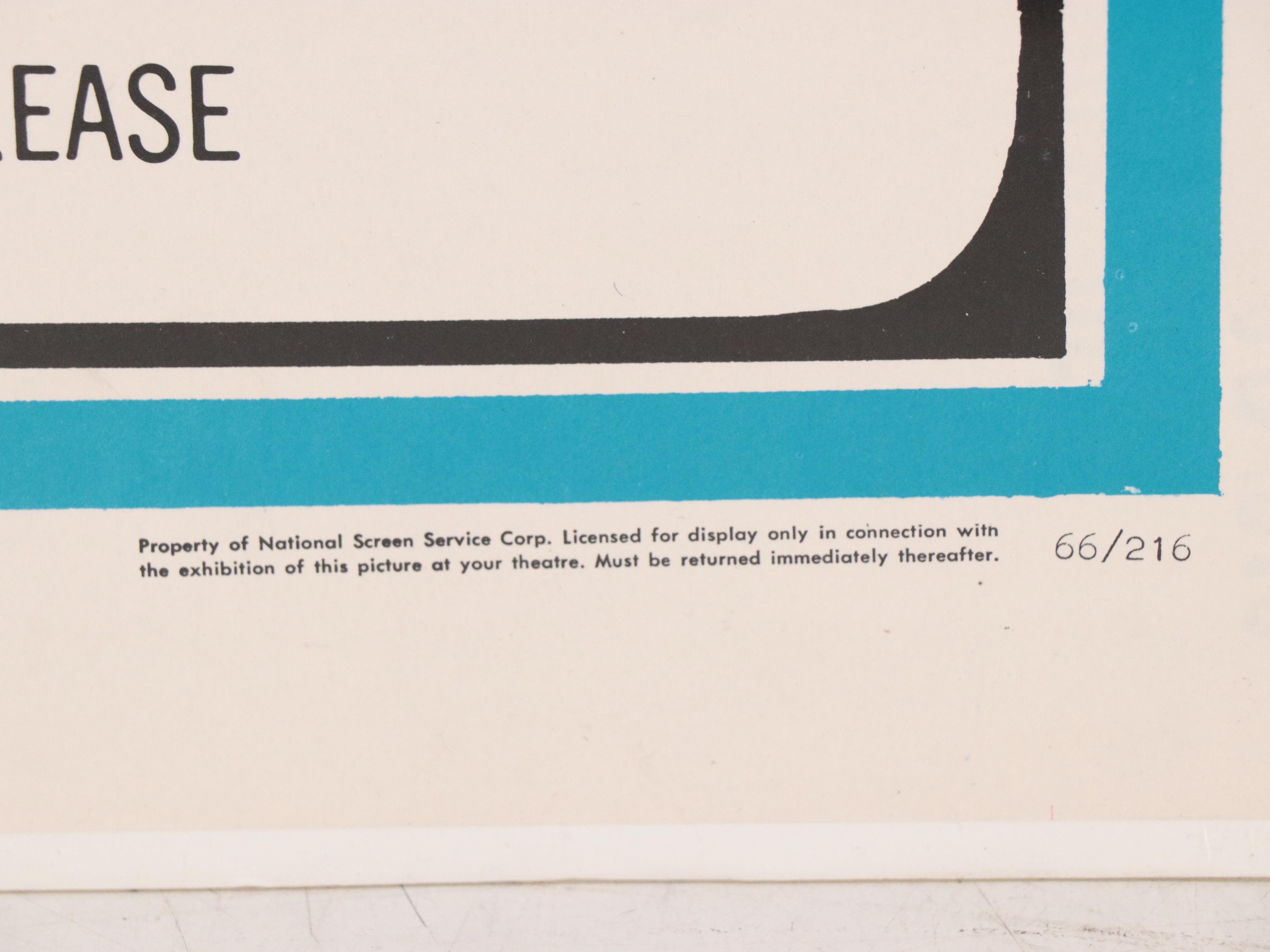 "Arabesque" Original Movie Poster, c.1966