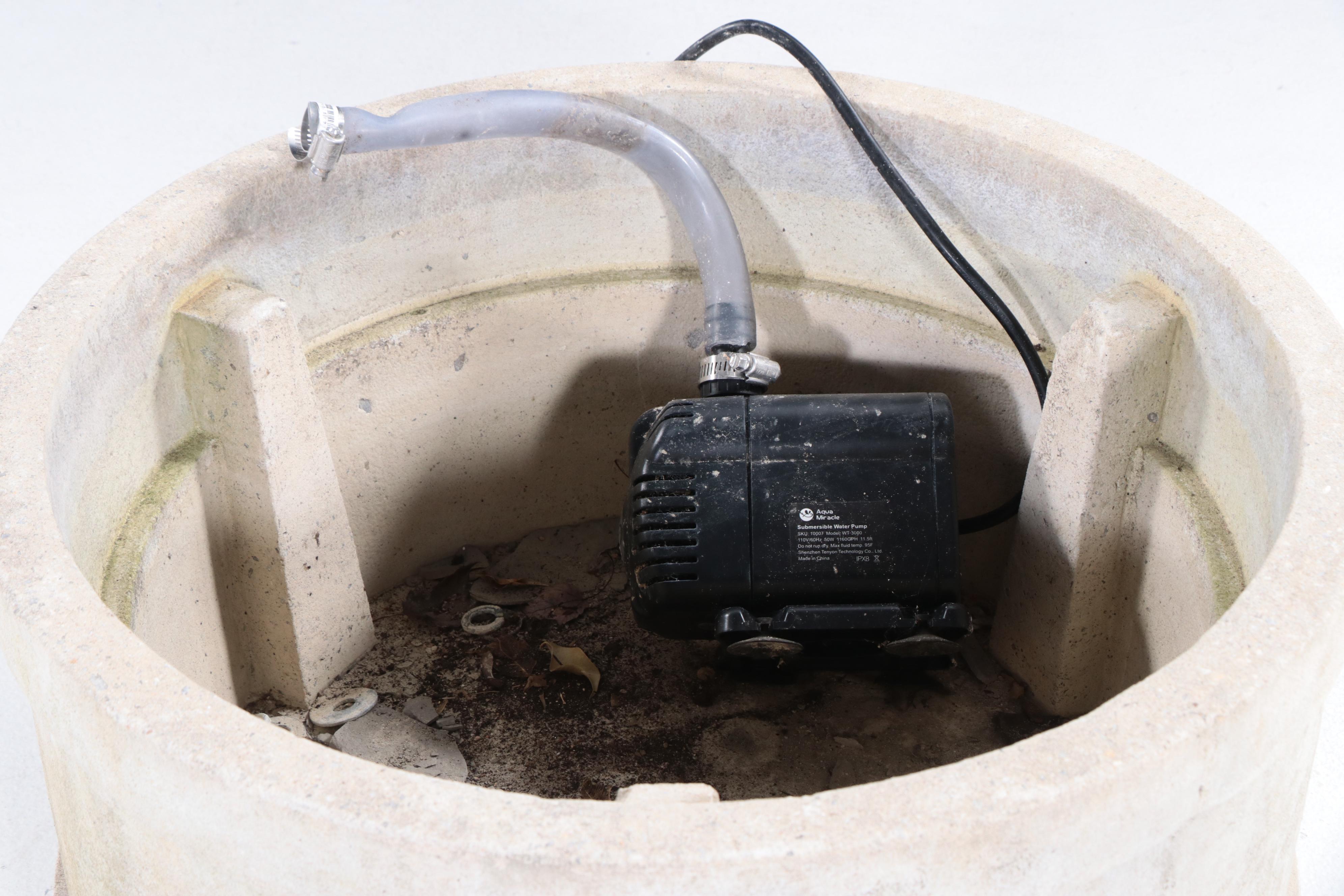 Passaros Concrete Bird Bath Fountain