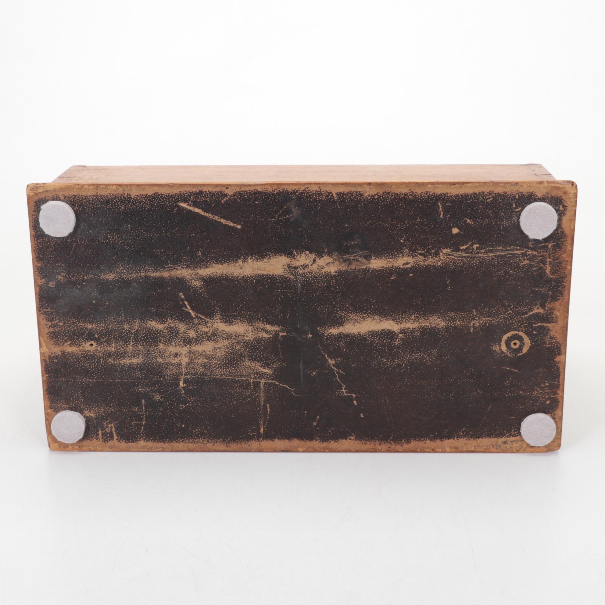 Rolling Desk Top Oak Filing Cabinet, Late 19th Century