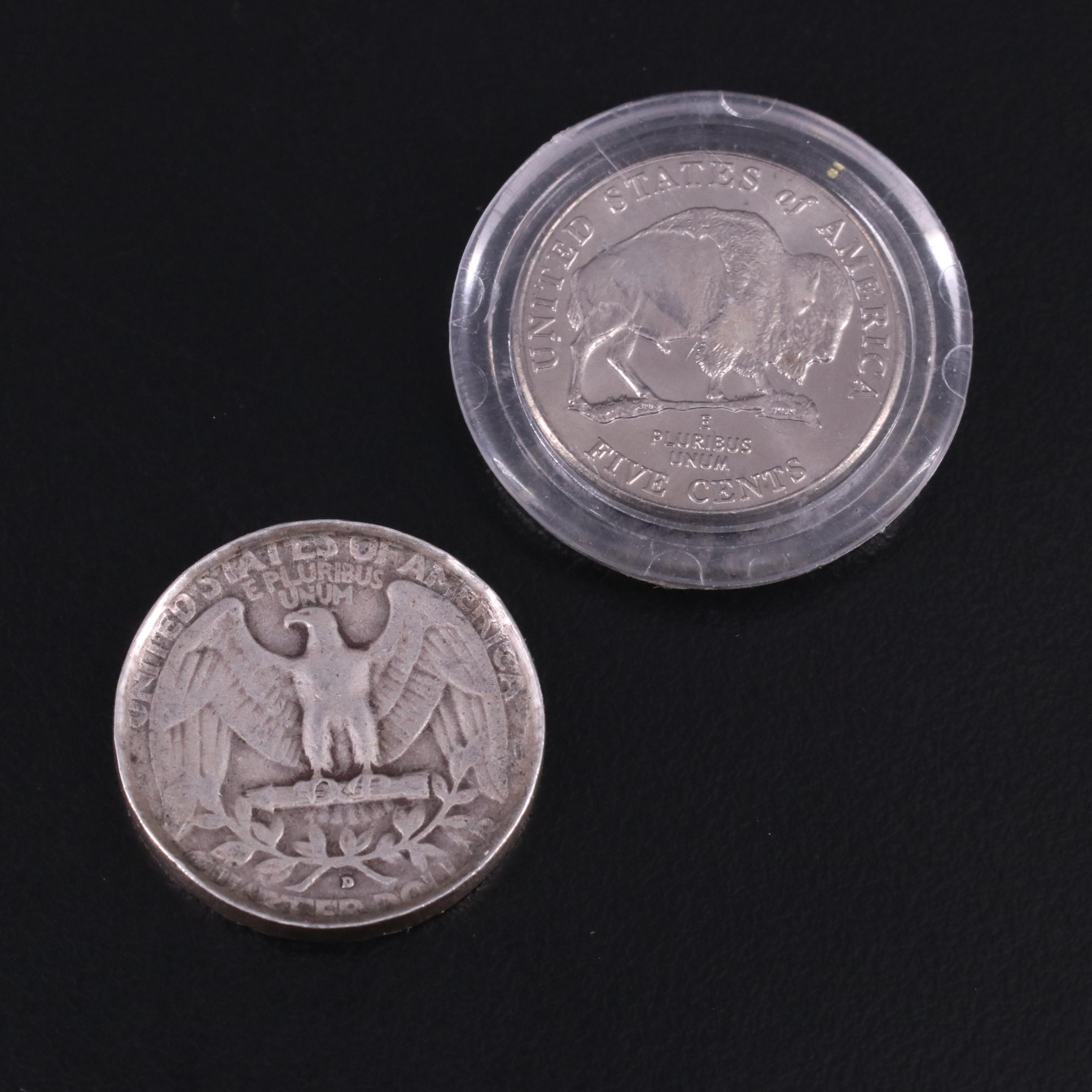 Collection of Eighteen United States Coins and a Token