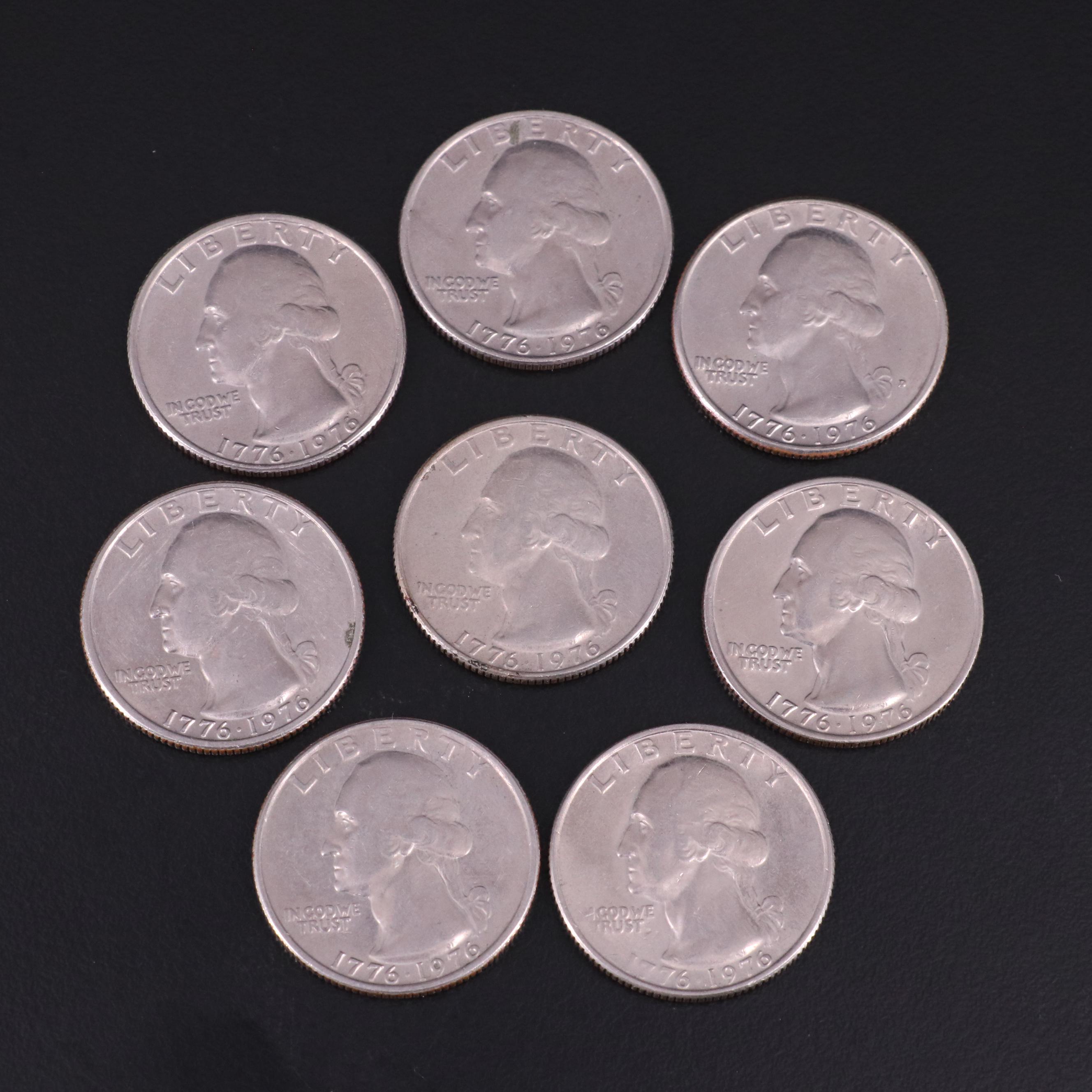 Collection of United States Coins, Currency, and a Silver Bicentennial Medal