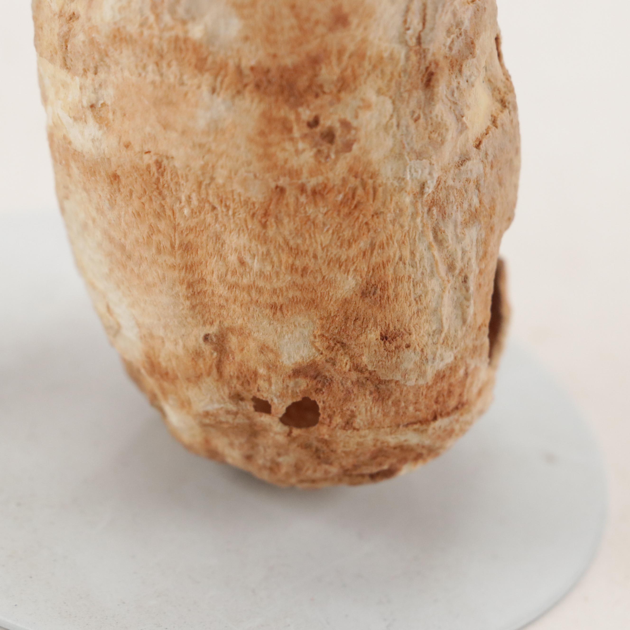 Egyptian Alabastron-Shaped Alabaster Vessel with Lug Handles, 1st Millennium BCE