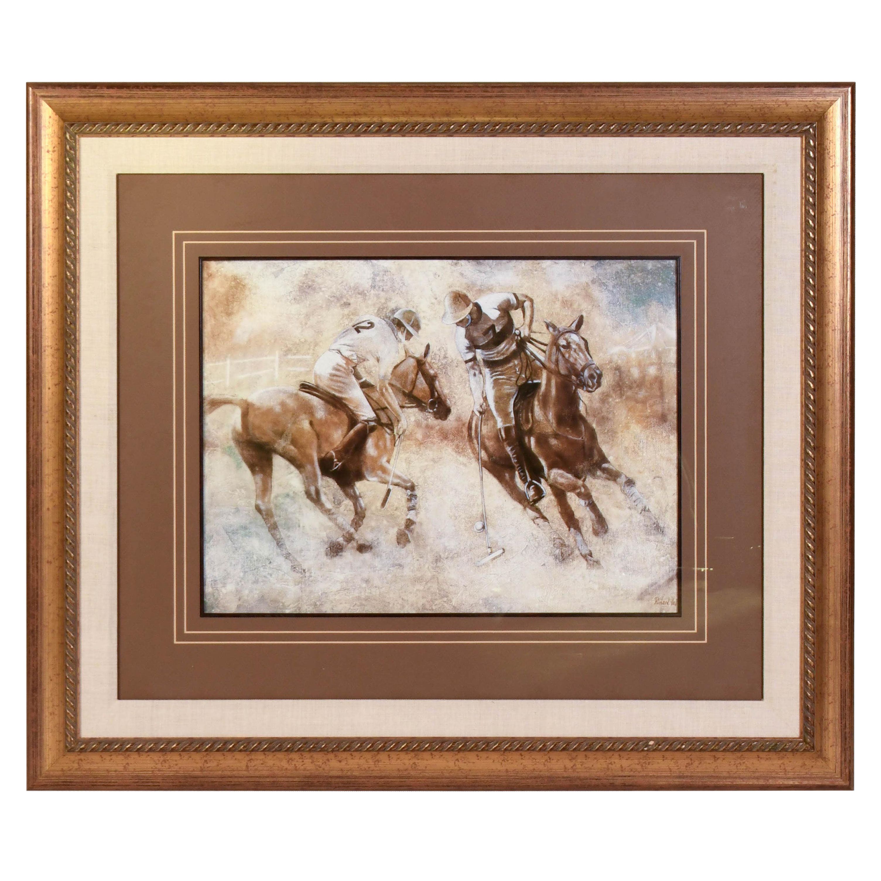 Equestrian Themed Print After Richard Hall