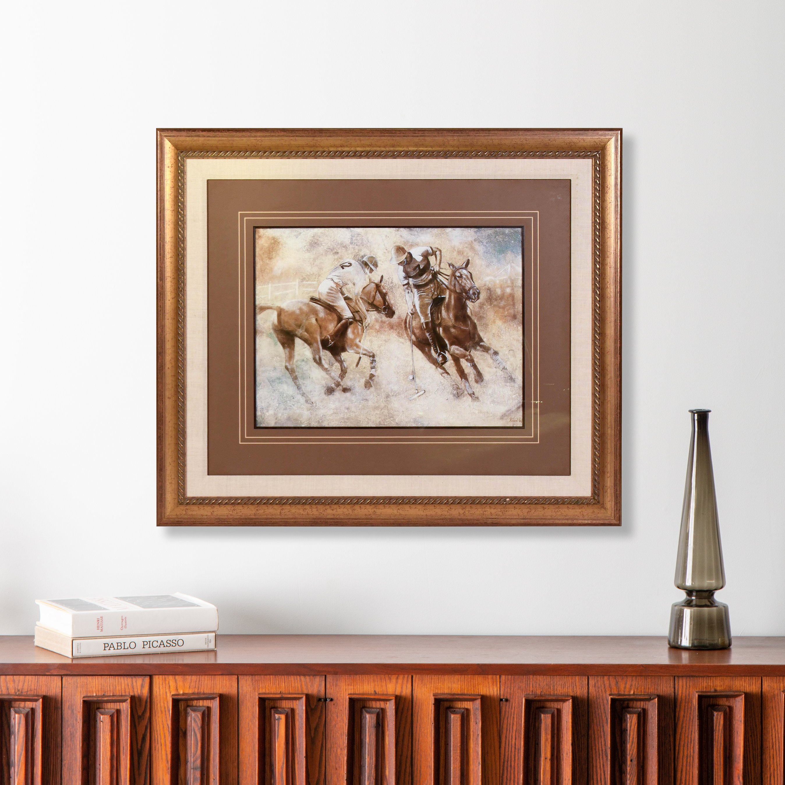 Equestrian Themed Print After Richard Hall