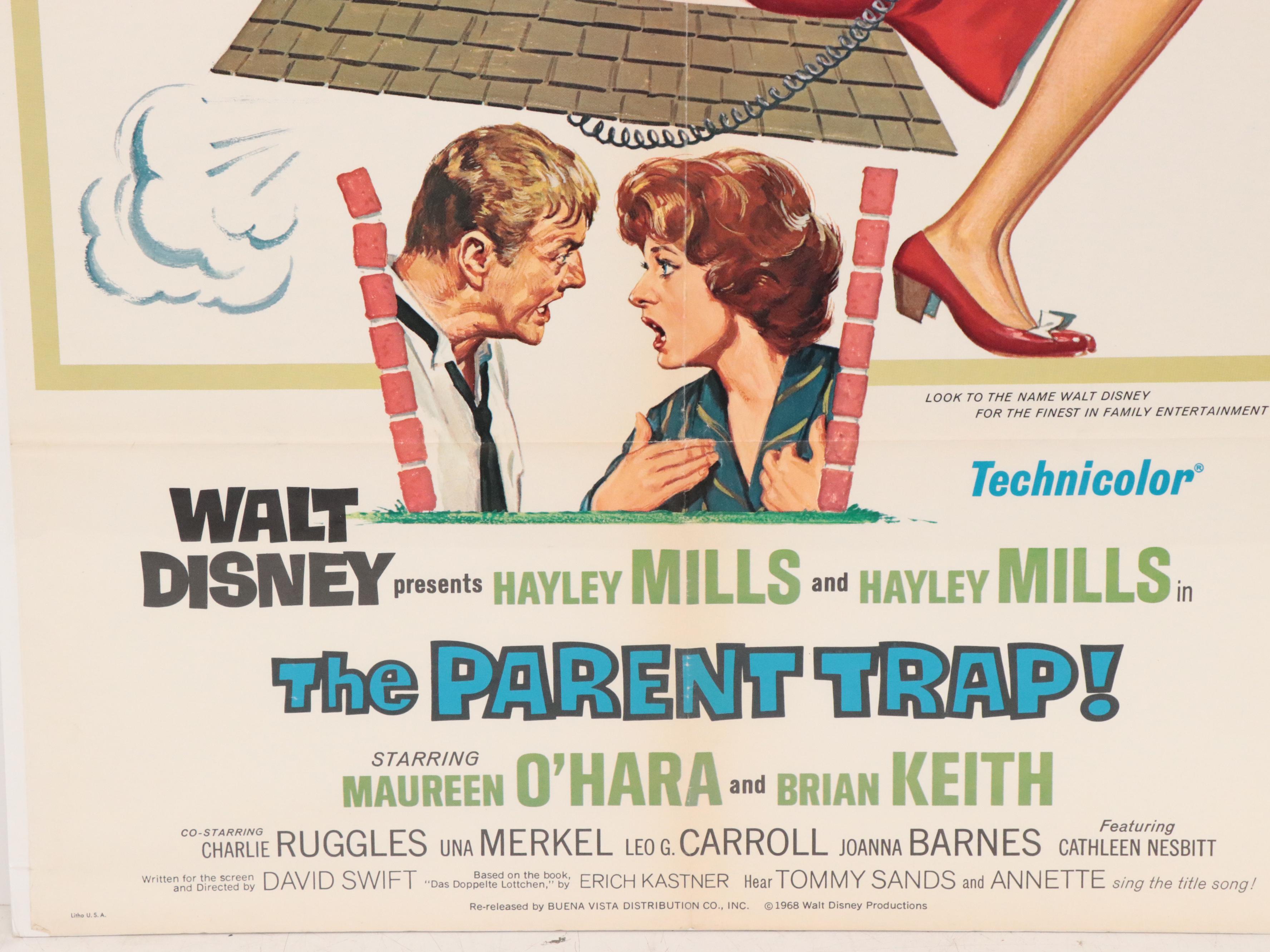 "The Parent Trap" Movie Poster, 1968