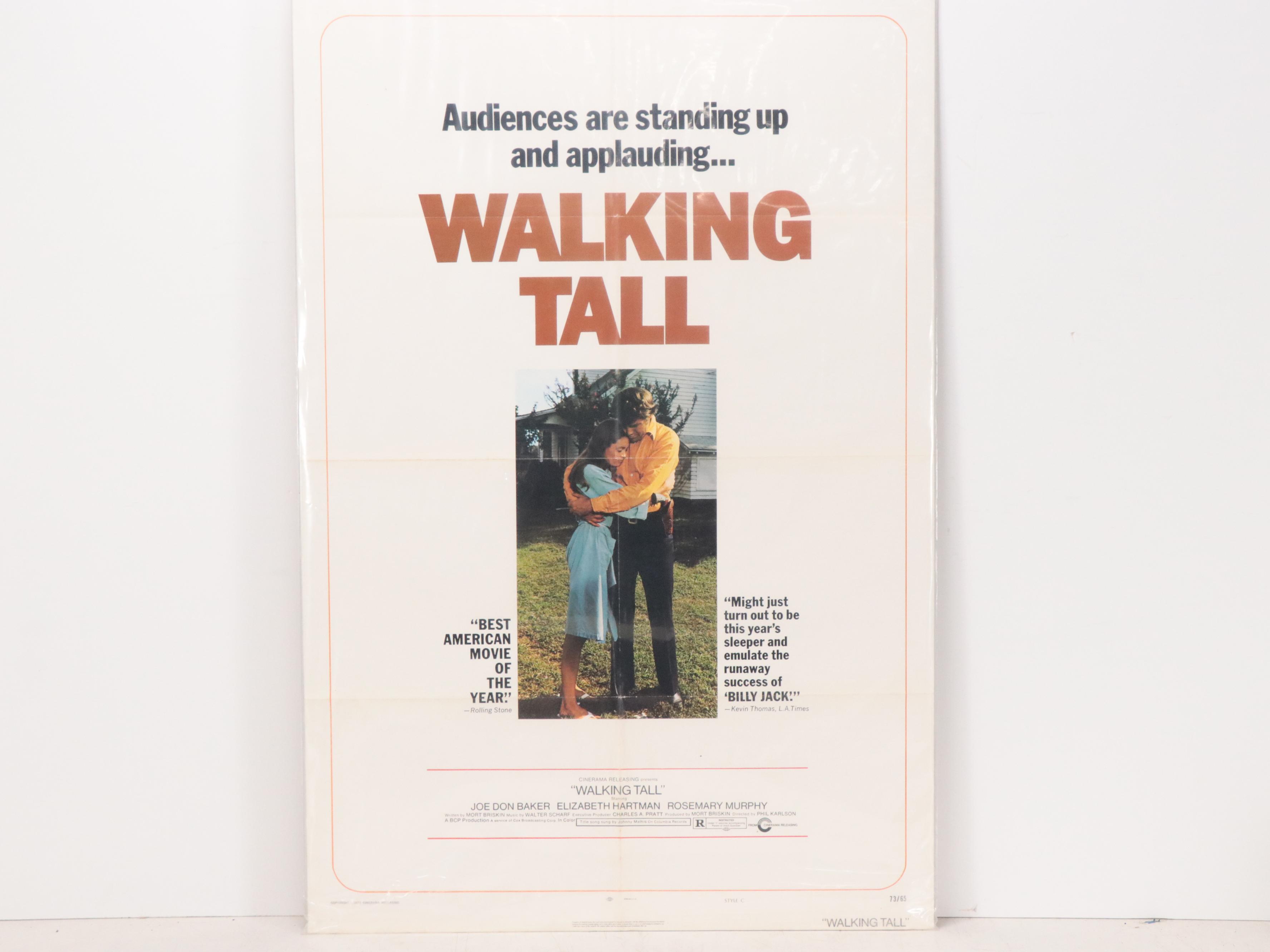 "Walking Tall" Movie Poster, 1973