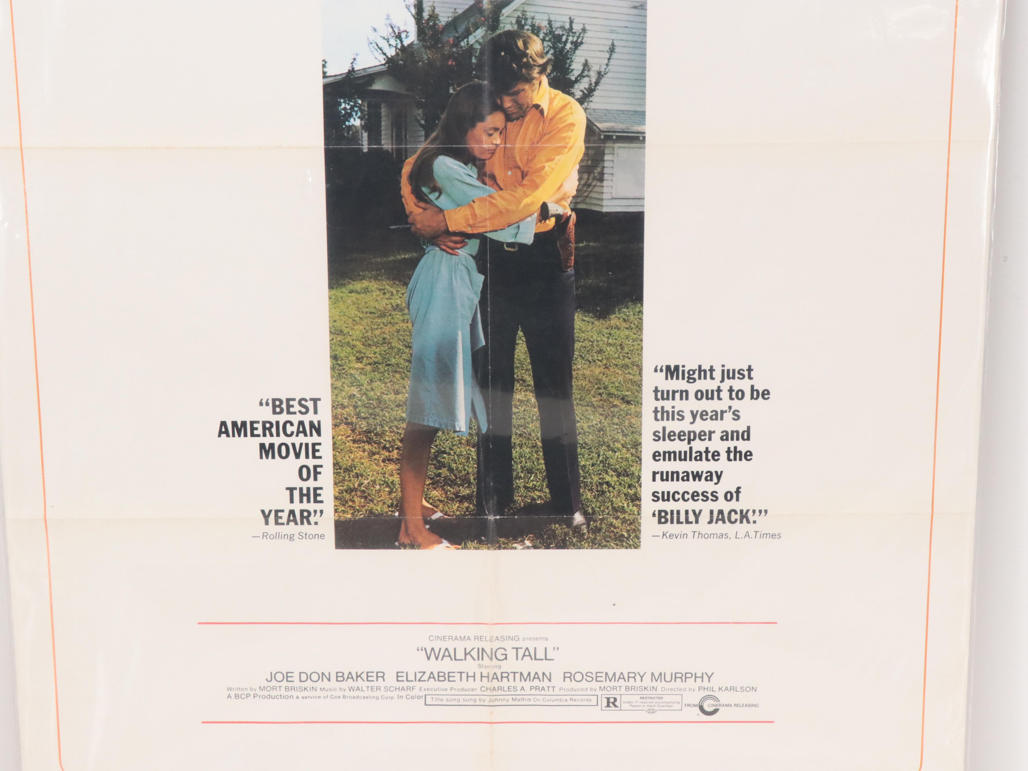 "Walking Tall" Movie Poster, 1973