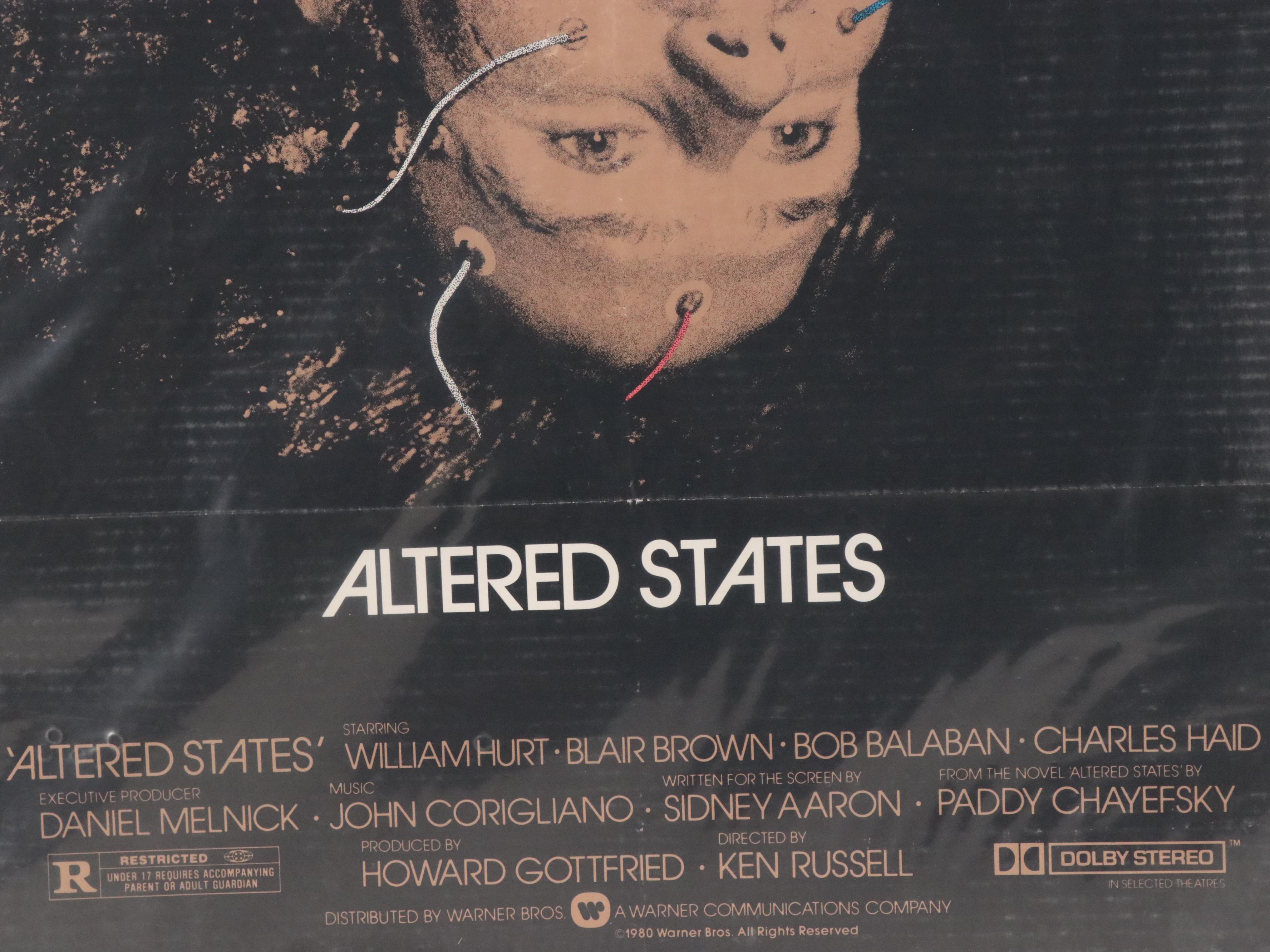 "Altered States" Movie Poster, 1980