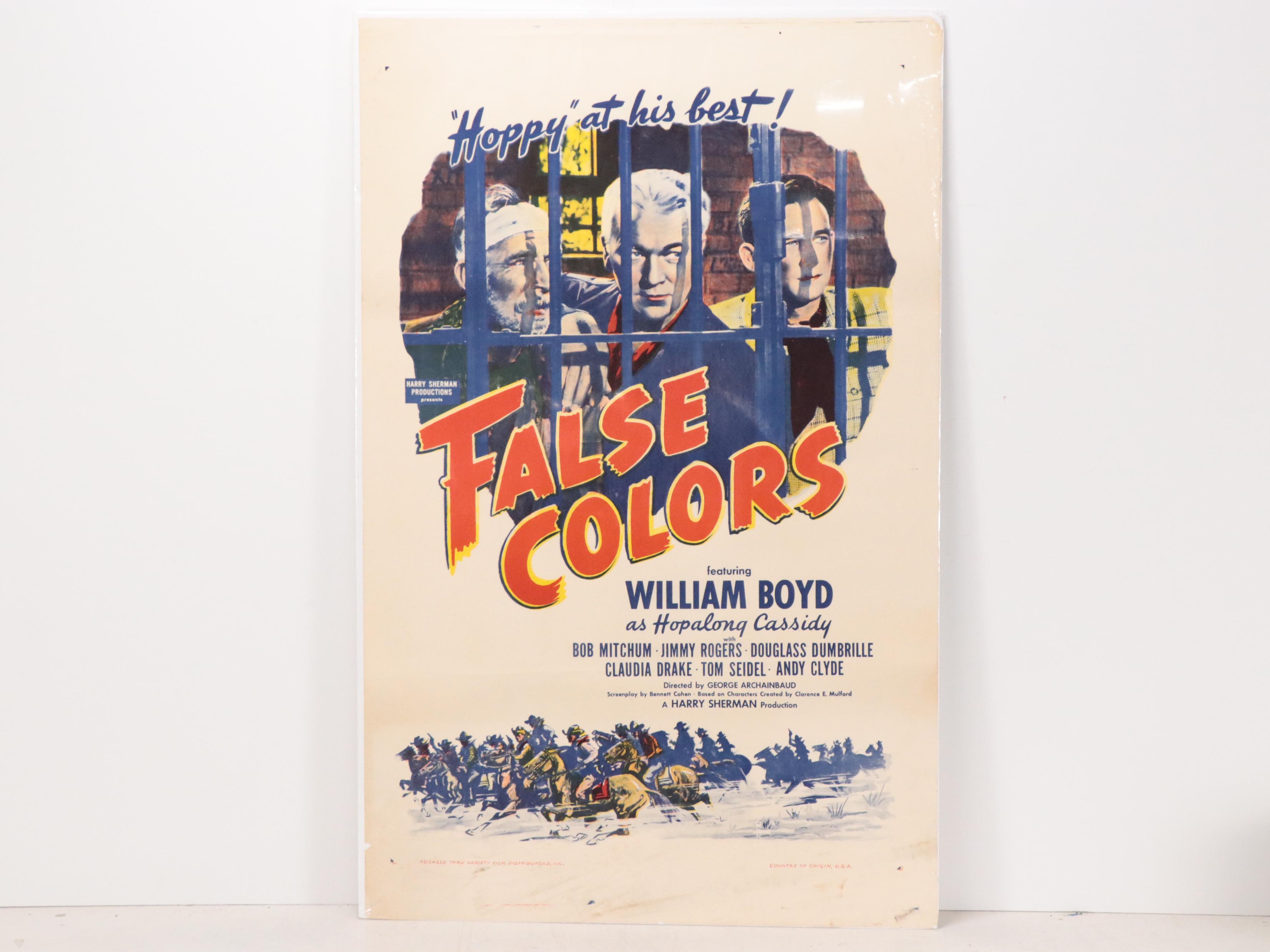 "False Colors" Movie Poster, 1943