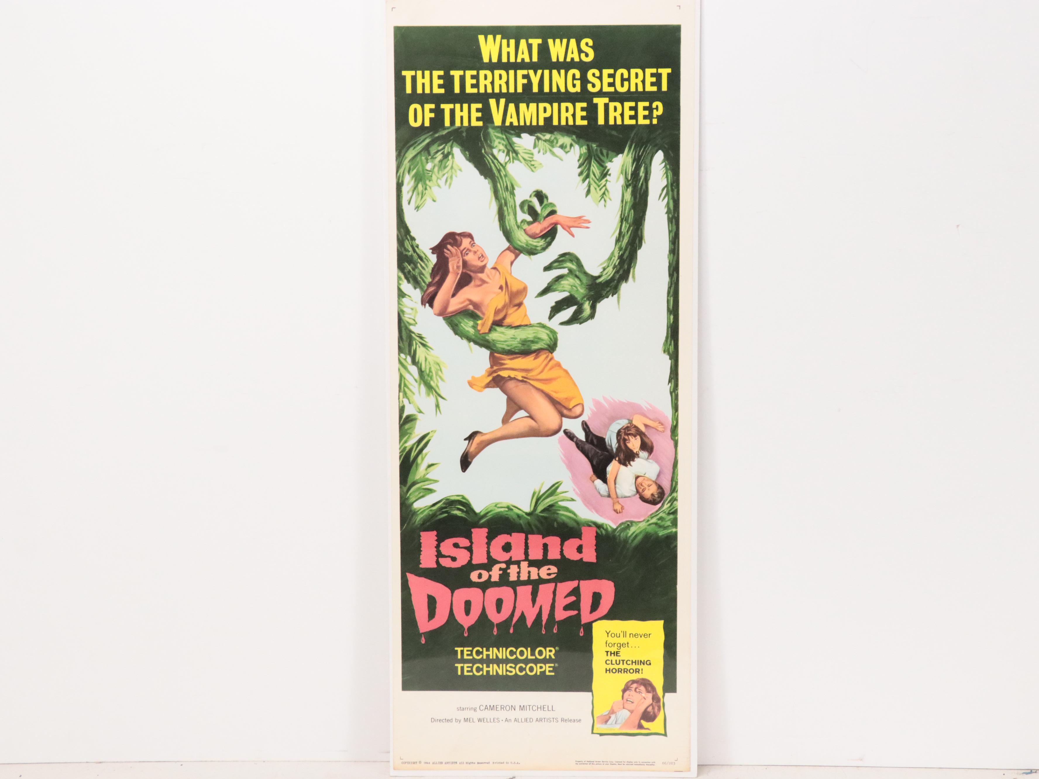 "Island of the Doomed" Movie Poster, 1966