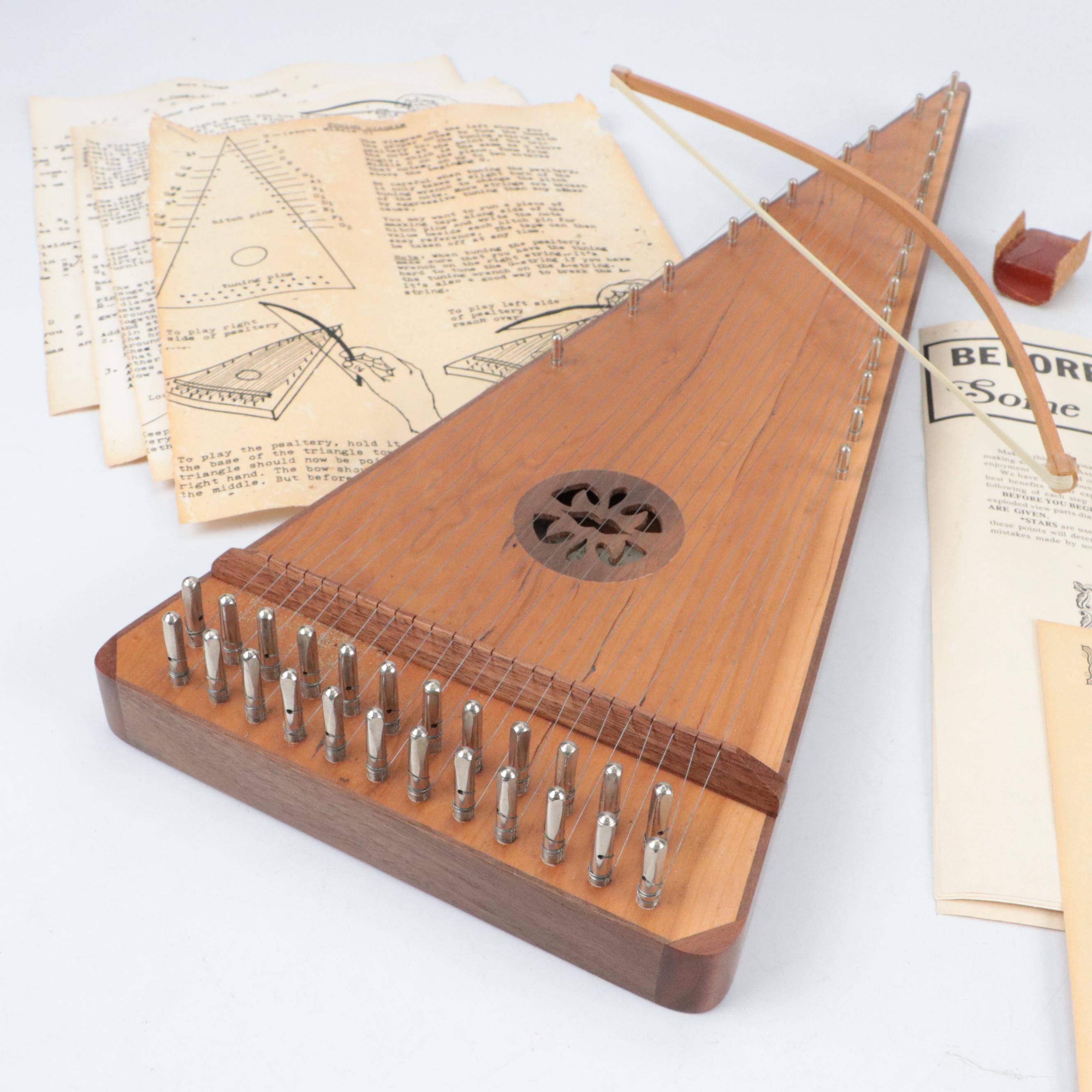 McSpaden Handcrafted Mountain Dulcimer Kit and Psaltery