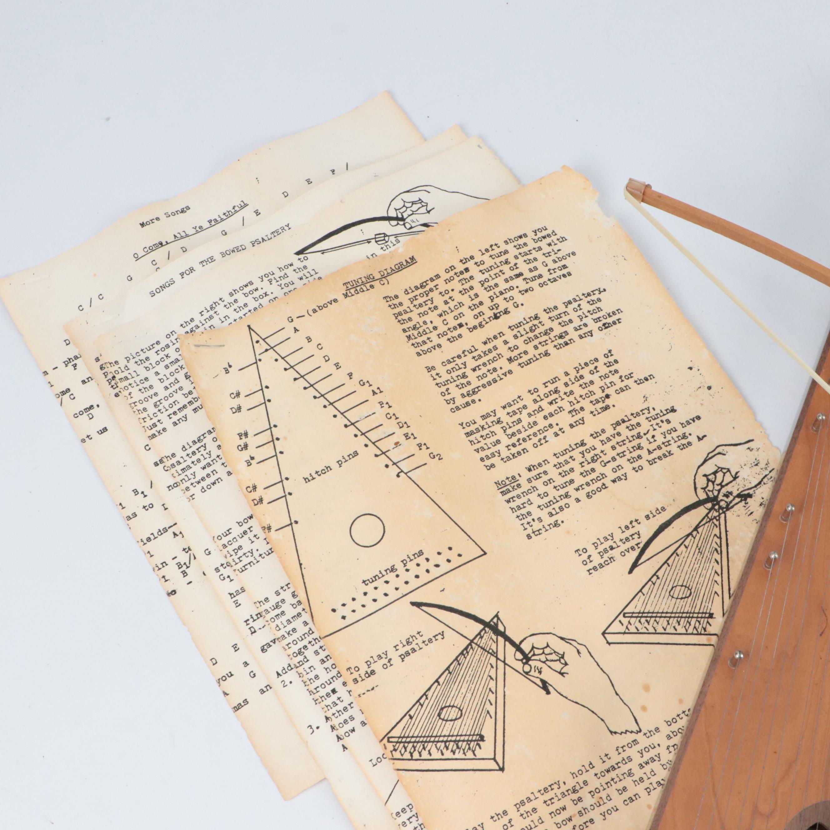 McSpaden Handcrafted Mountain Dulcimer Kit and Psaltery