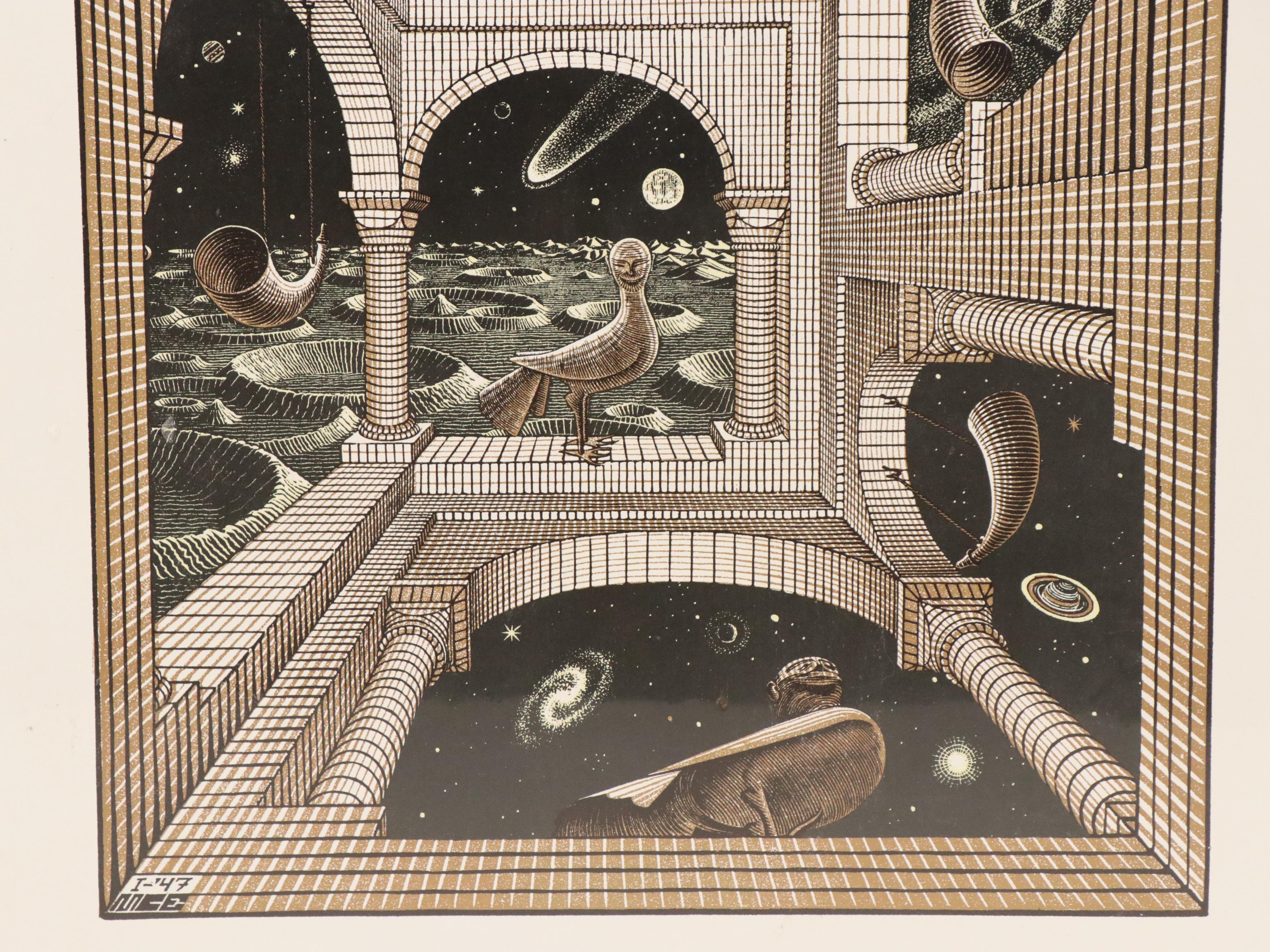 MC Escher "Another World" Print
