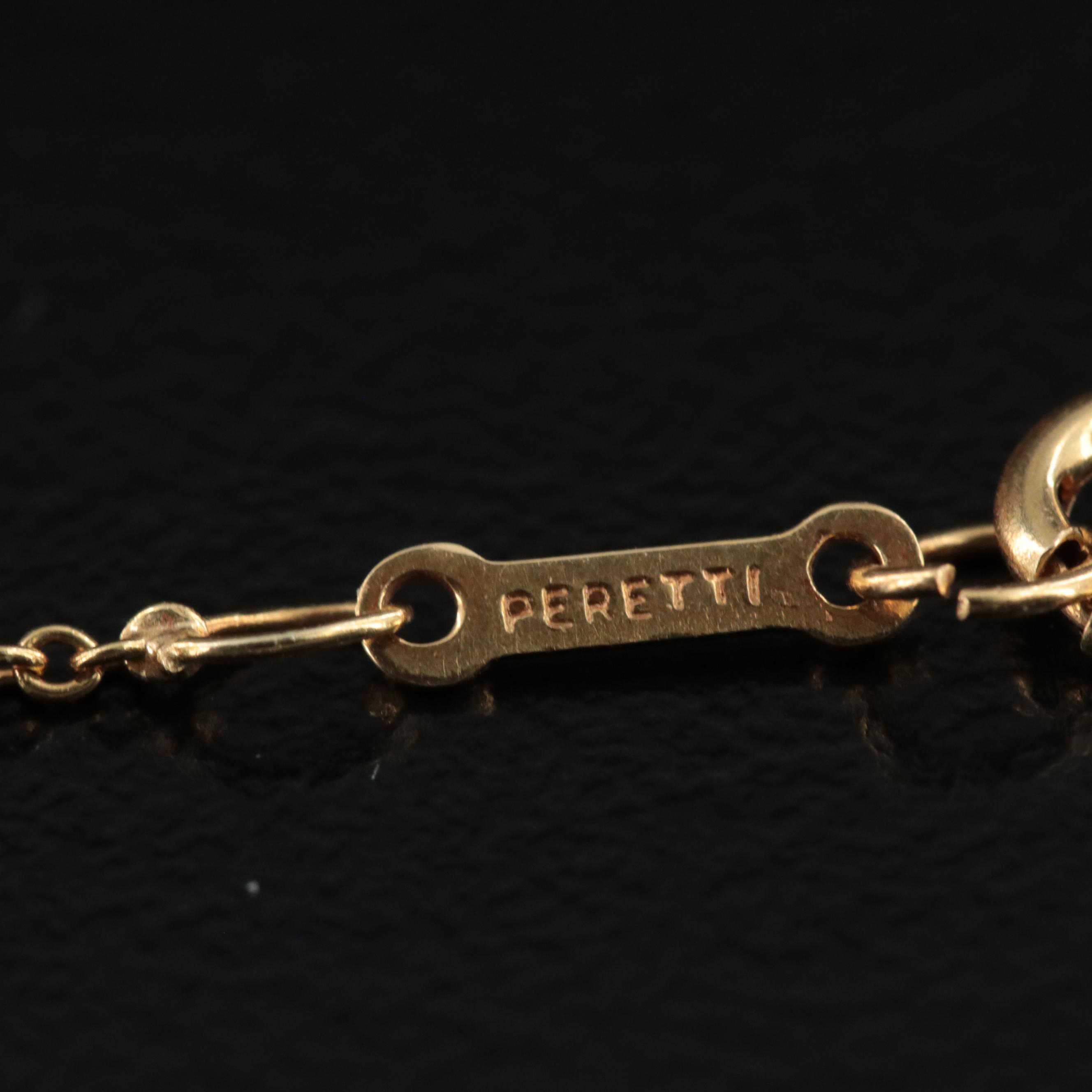 Elsa Peretti for Tiffany & Co. "Bean" 18K Necklace