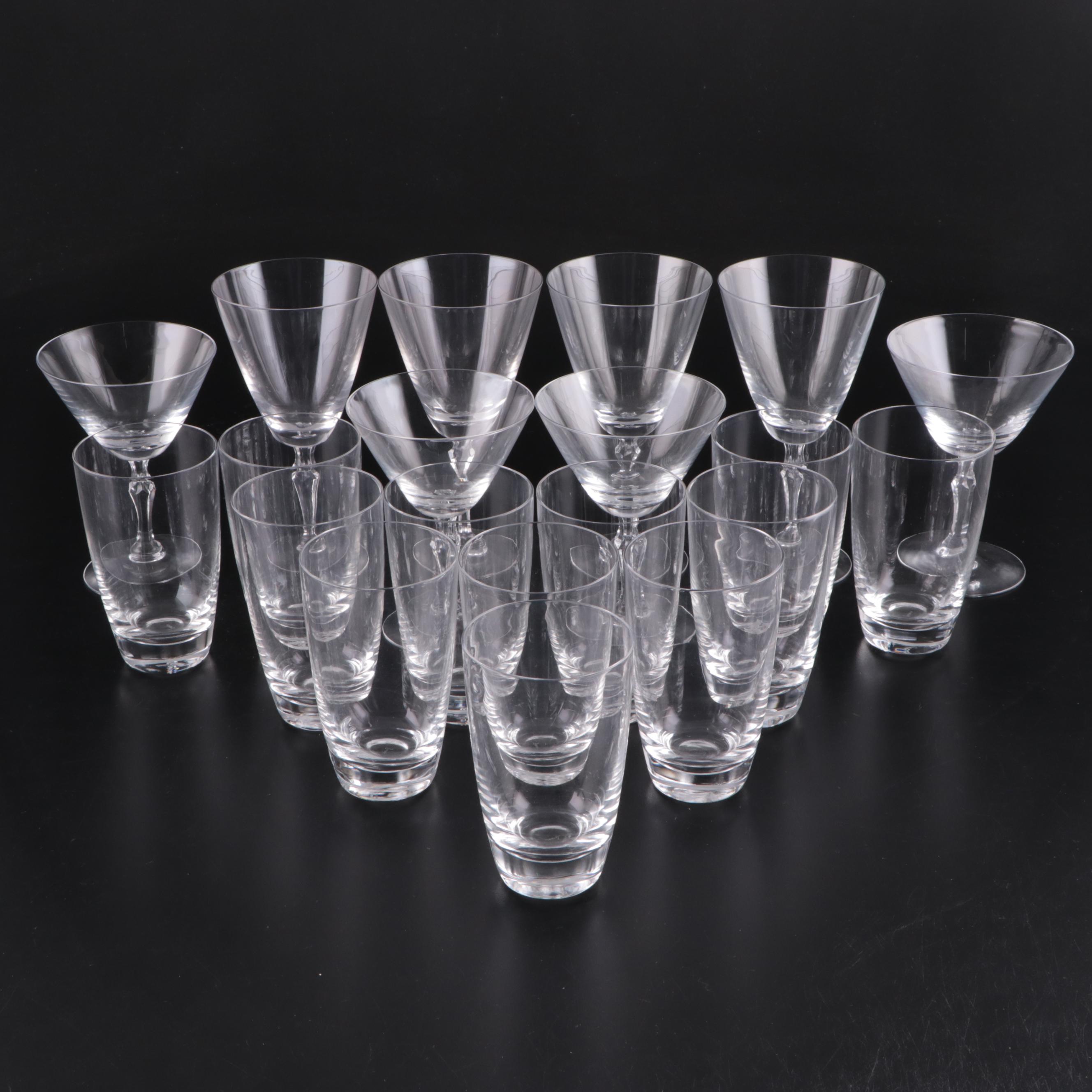 Fostoria Stemware and Tumblers, Mid to Late 20th Century