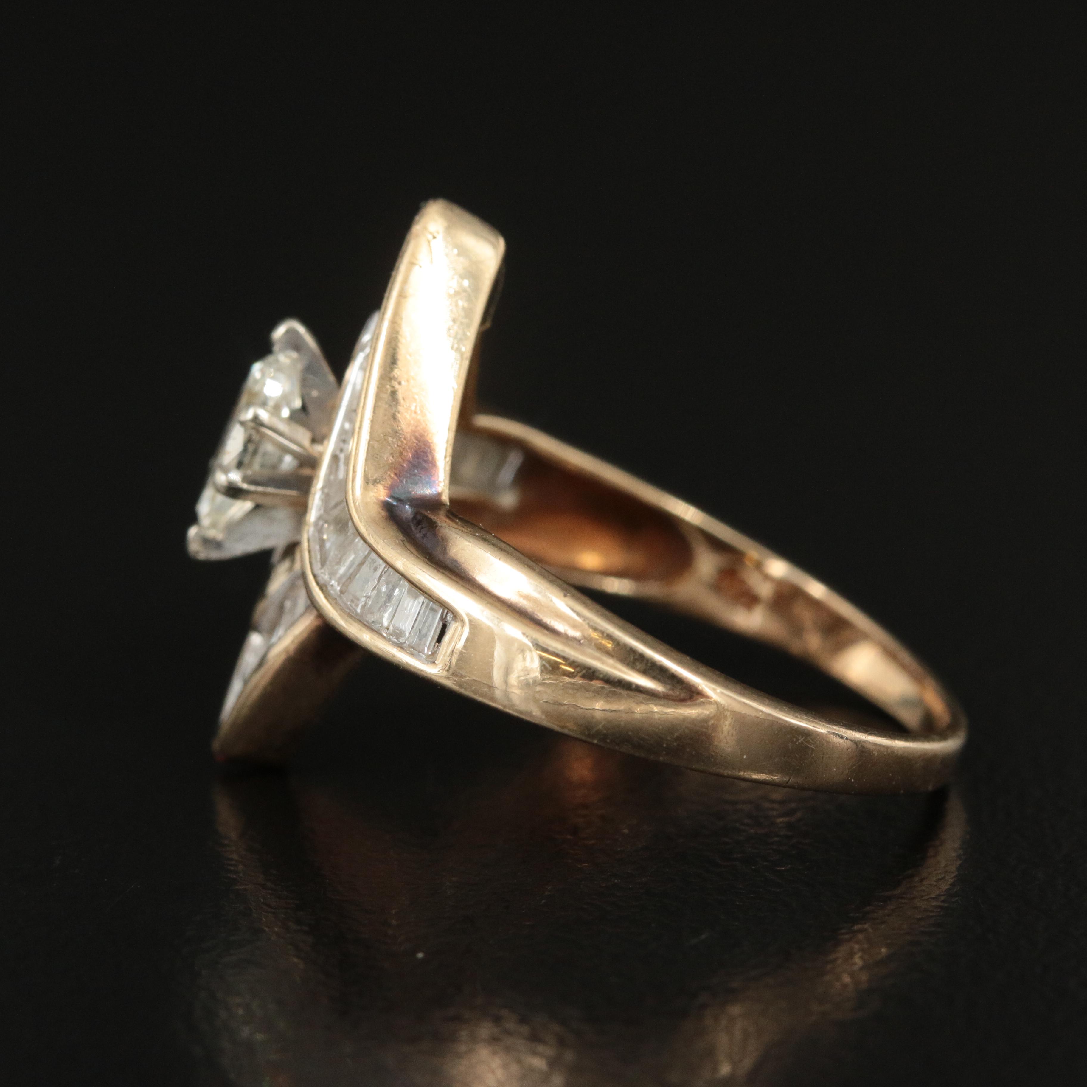 10K 1.05 CTW Diamond Ring