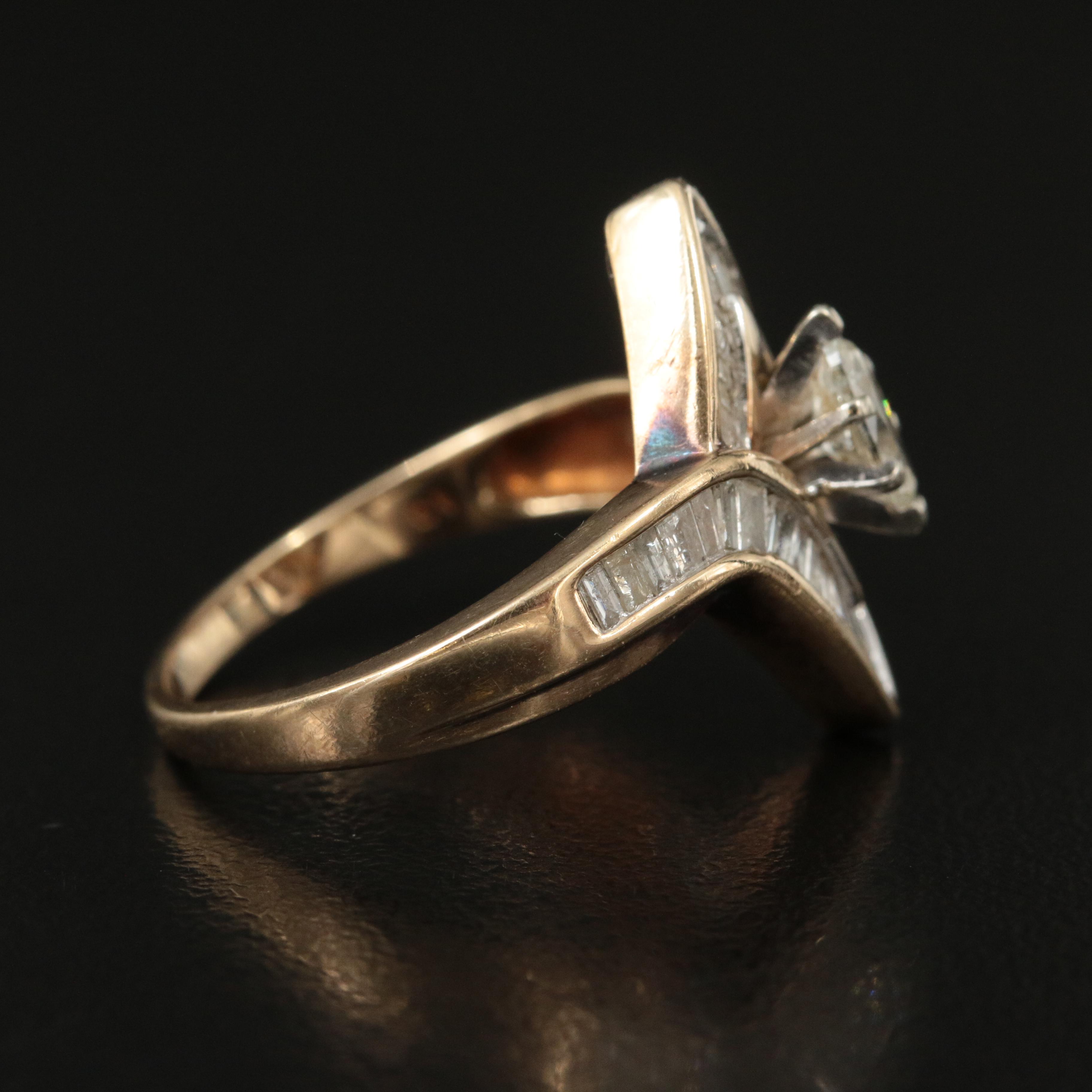 10K 1.05 CTW Diamond Ring