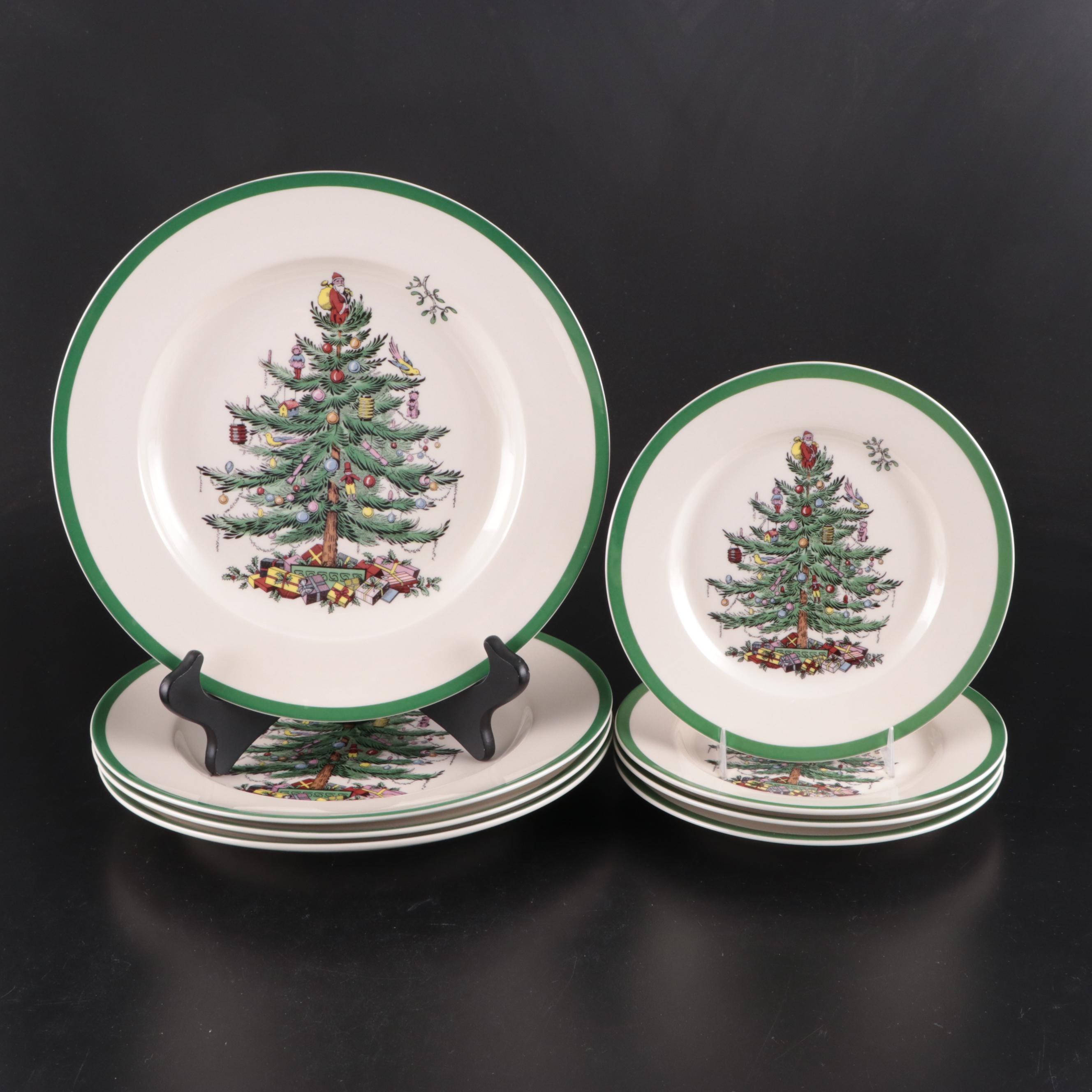 Spode "Christmas Tree" Plates and Tableware