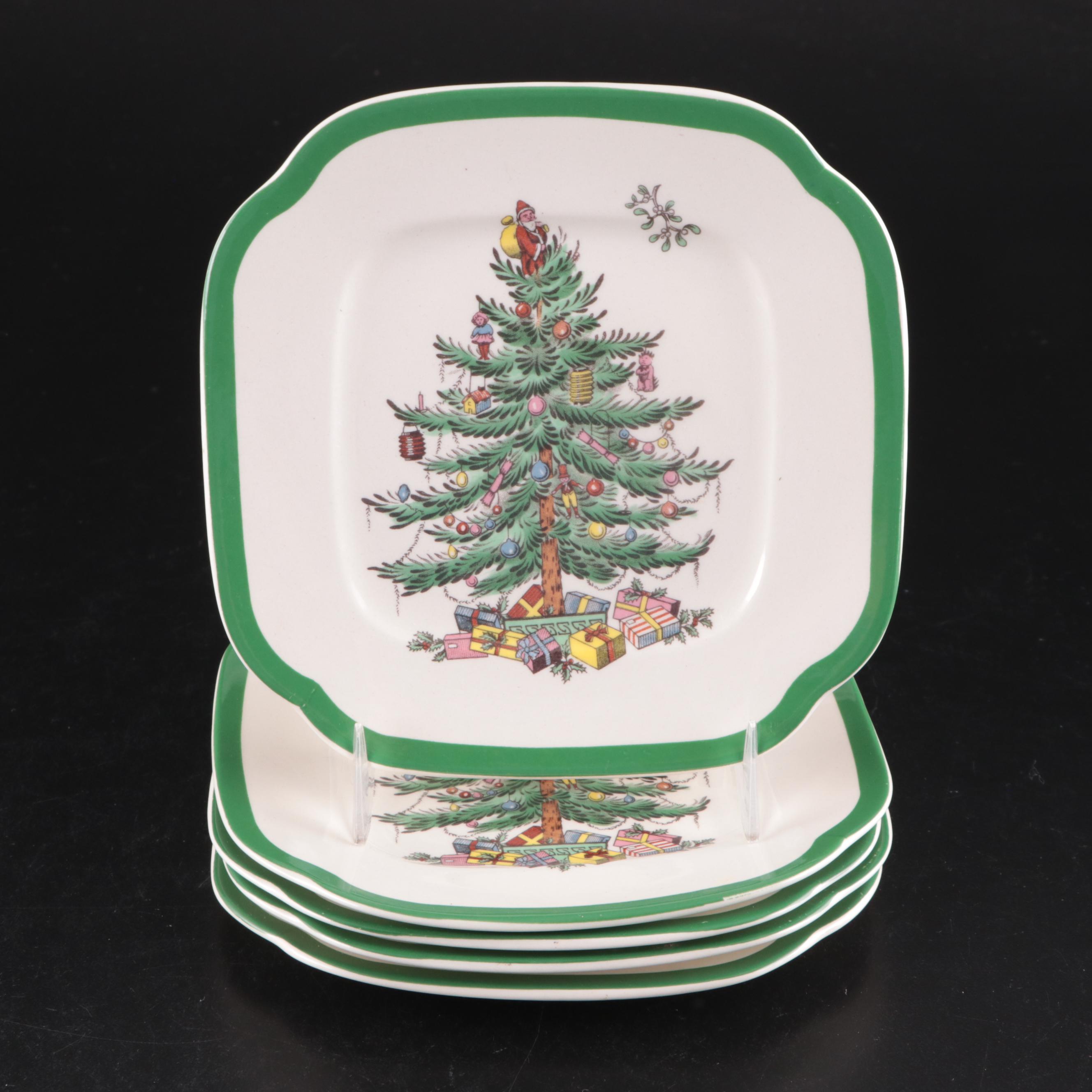 Spode "Christmas Tree" Plates and Tableware