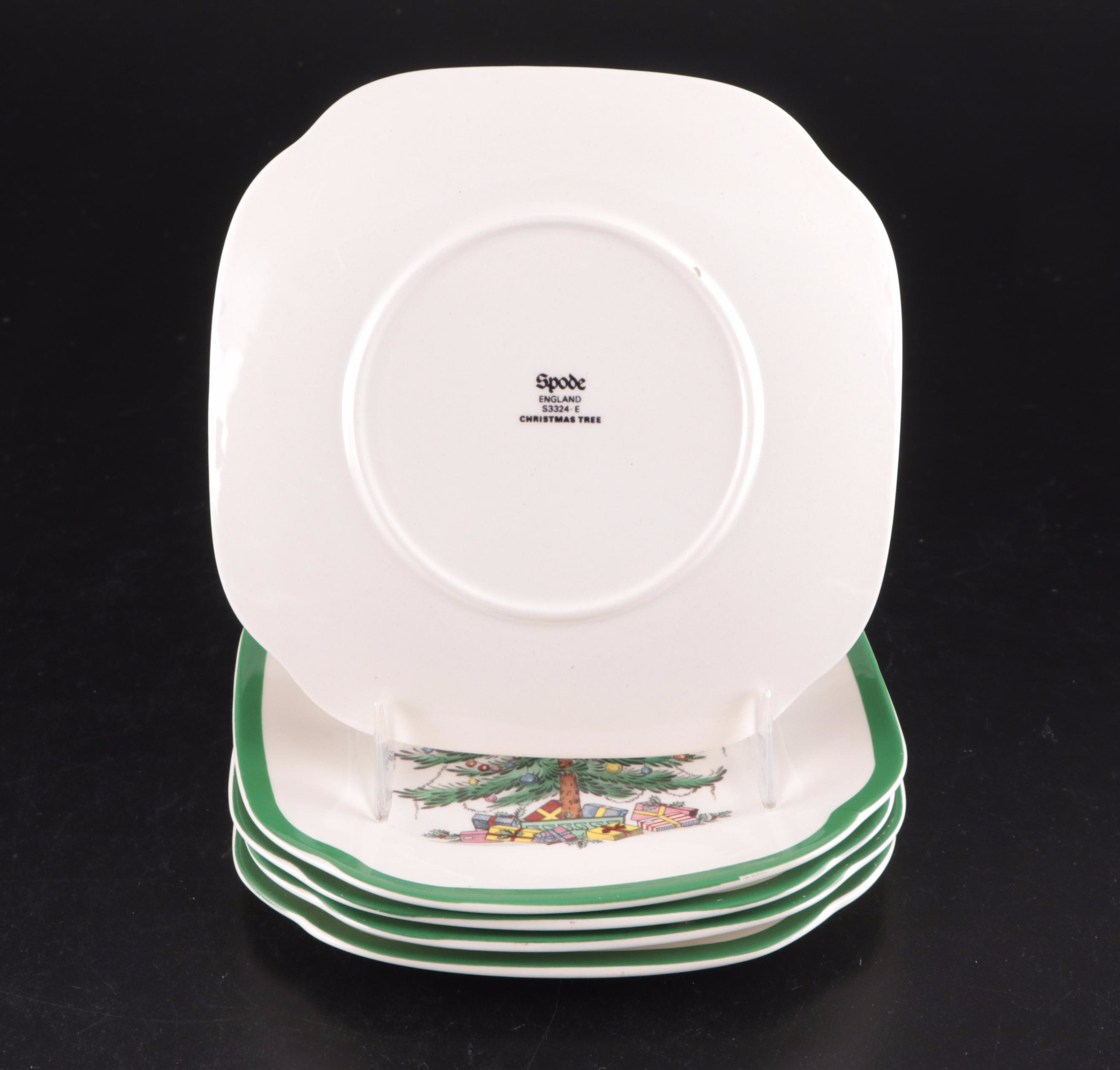 Spode "Christmas Tree" Plates and Tableware