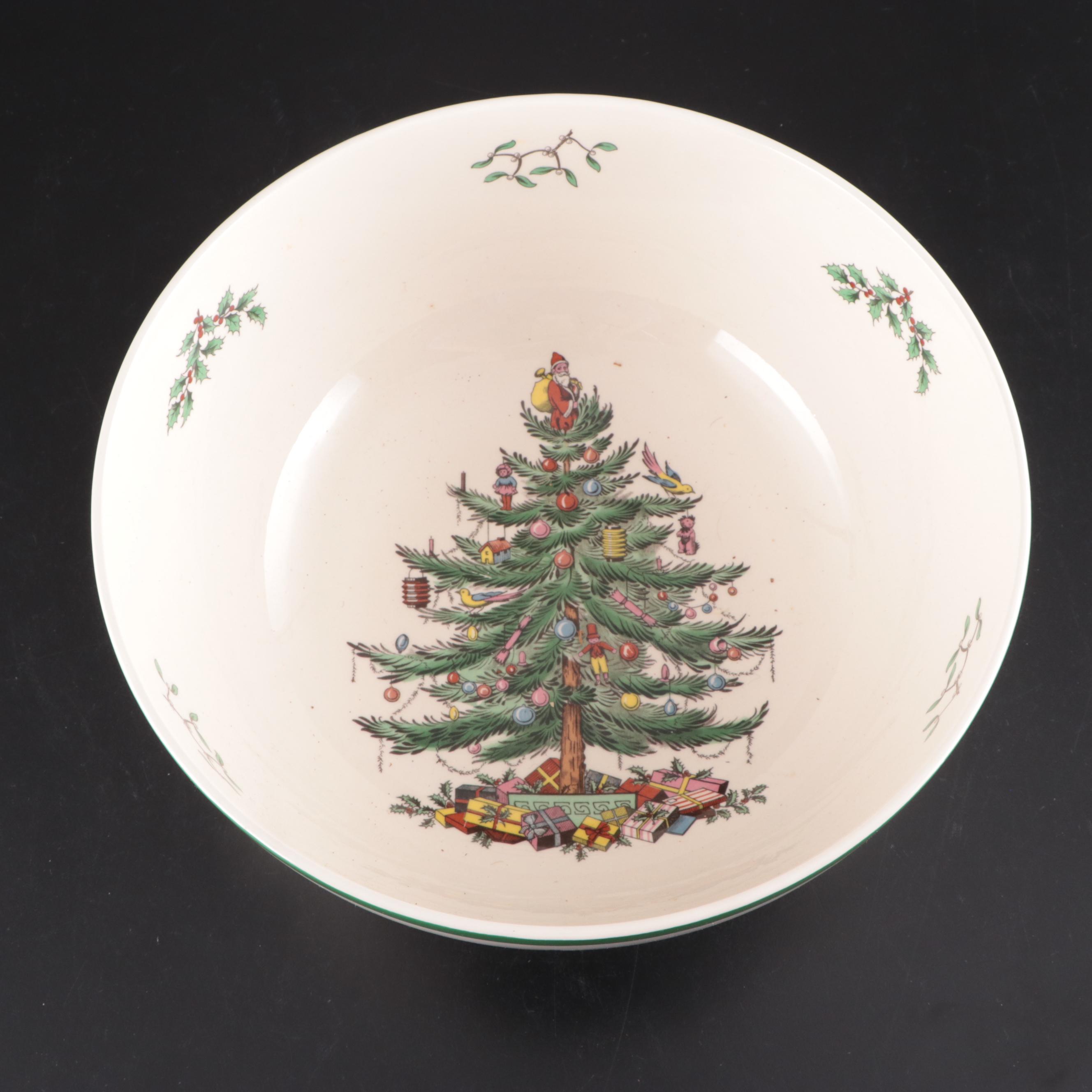 Spode "Christmas Tree" Plates and Tableware