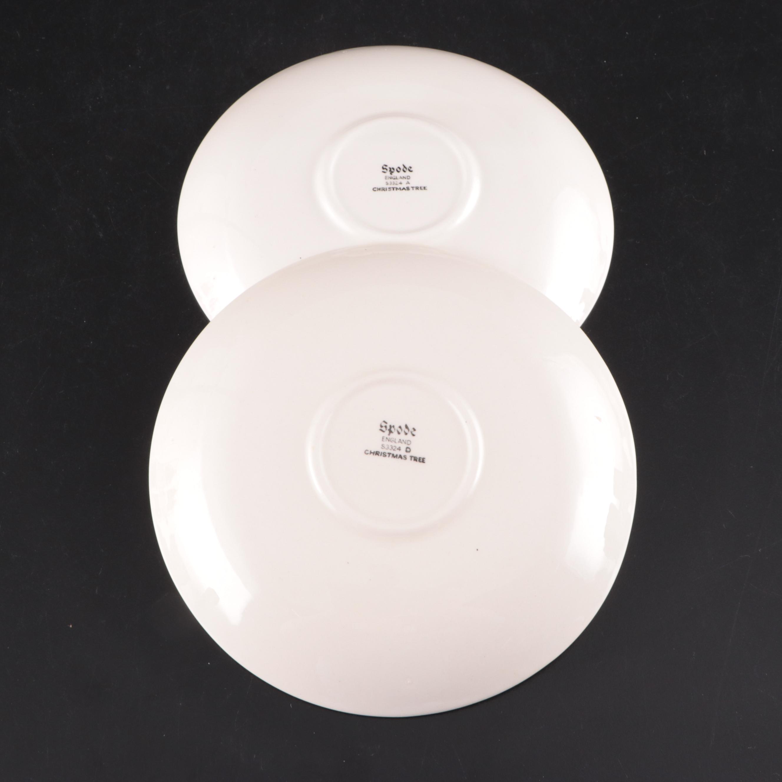 Spode "Christmas Tree" Plates and Tableware