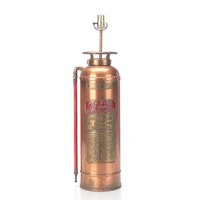 C. Nuhring & Bro. Converted Fire Extinguisher Table Lamp