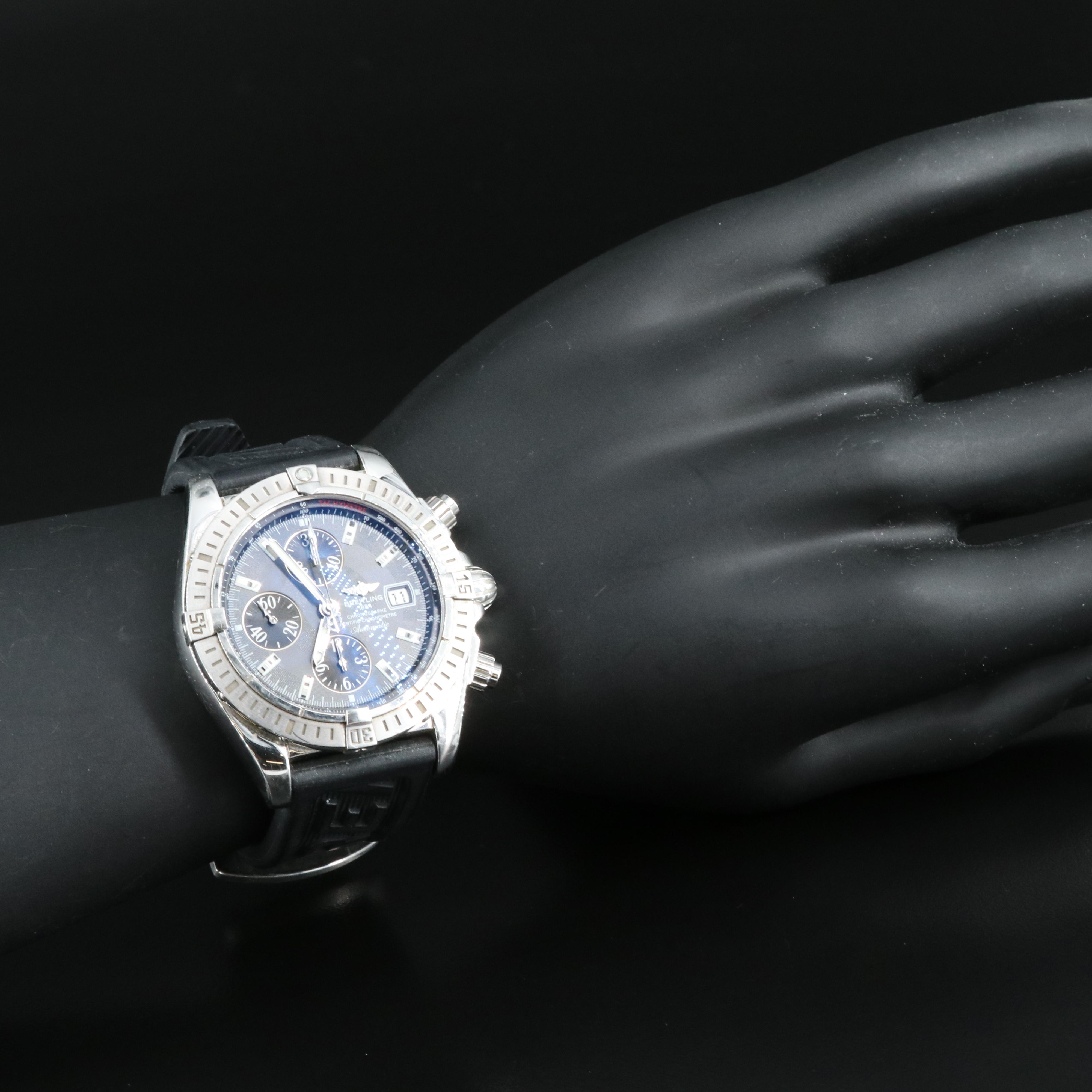 Breitling Chronomat Evolution Gray Dial Stainless Steel Watch