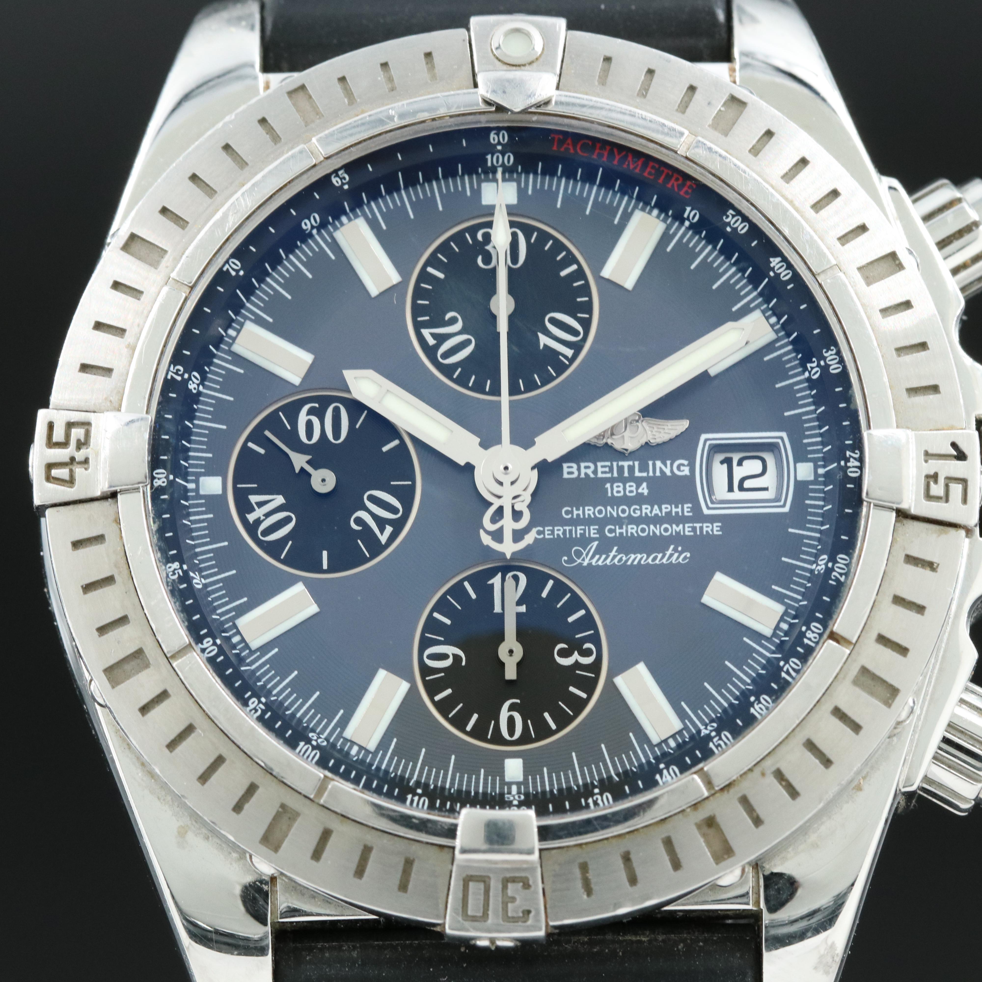 Breitling Chronomat Evolution Gray Dial Stainless Steel Watch