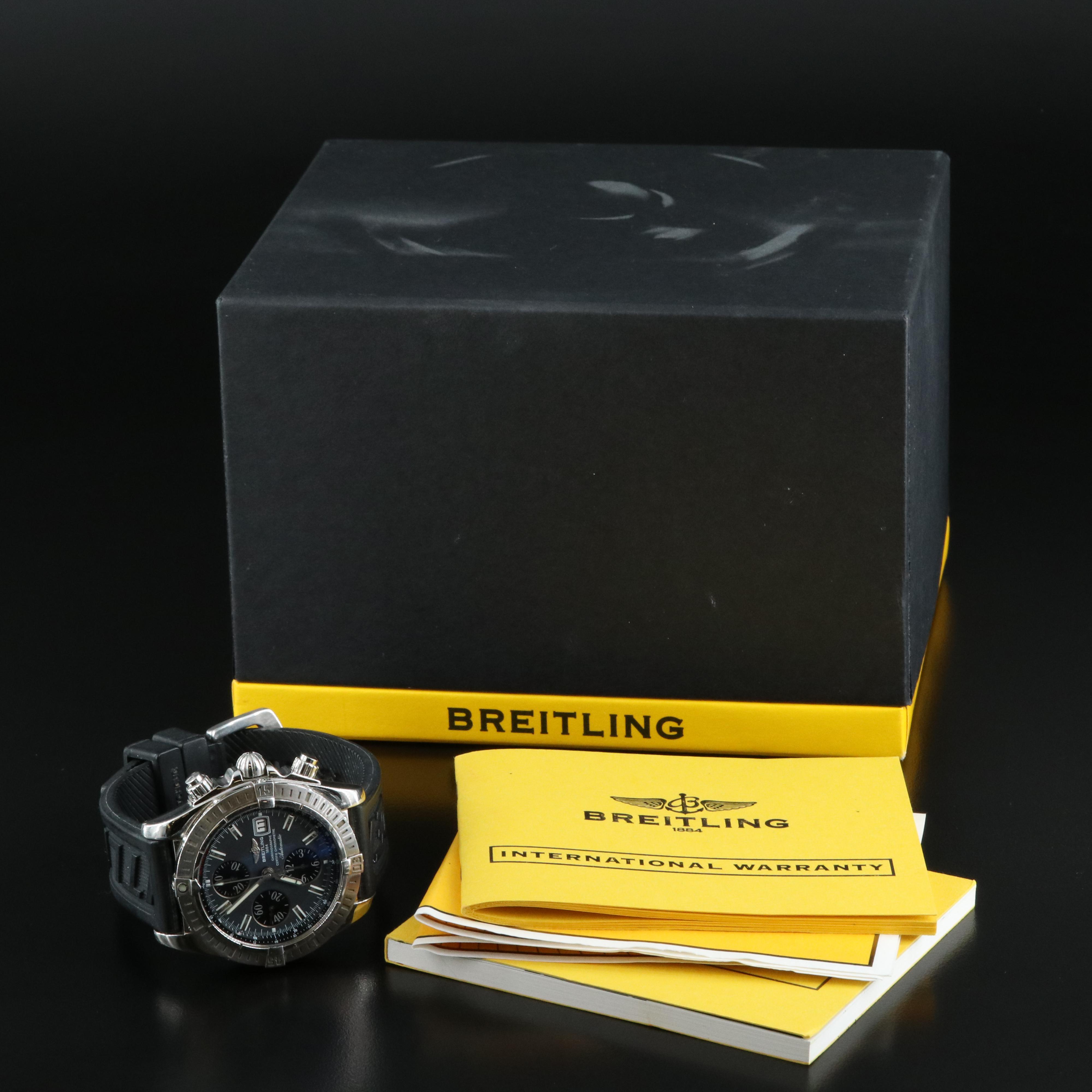 Breitling Chronomat Evolution Gray Dial Stainless Steel Watch