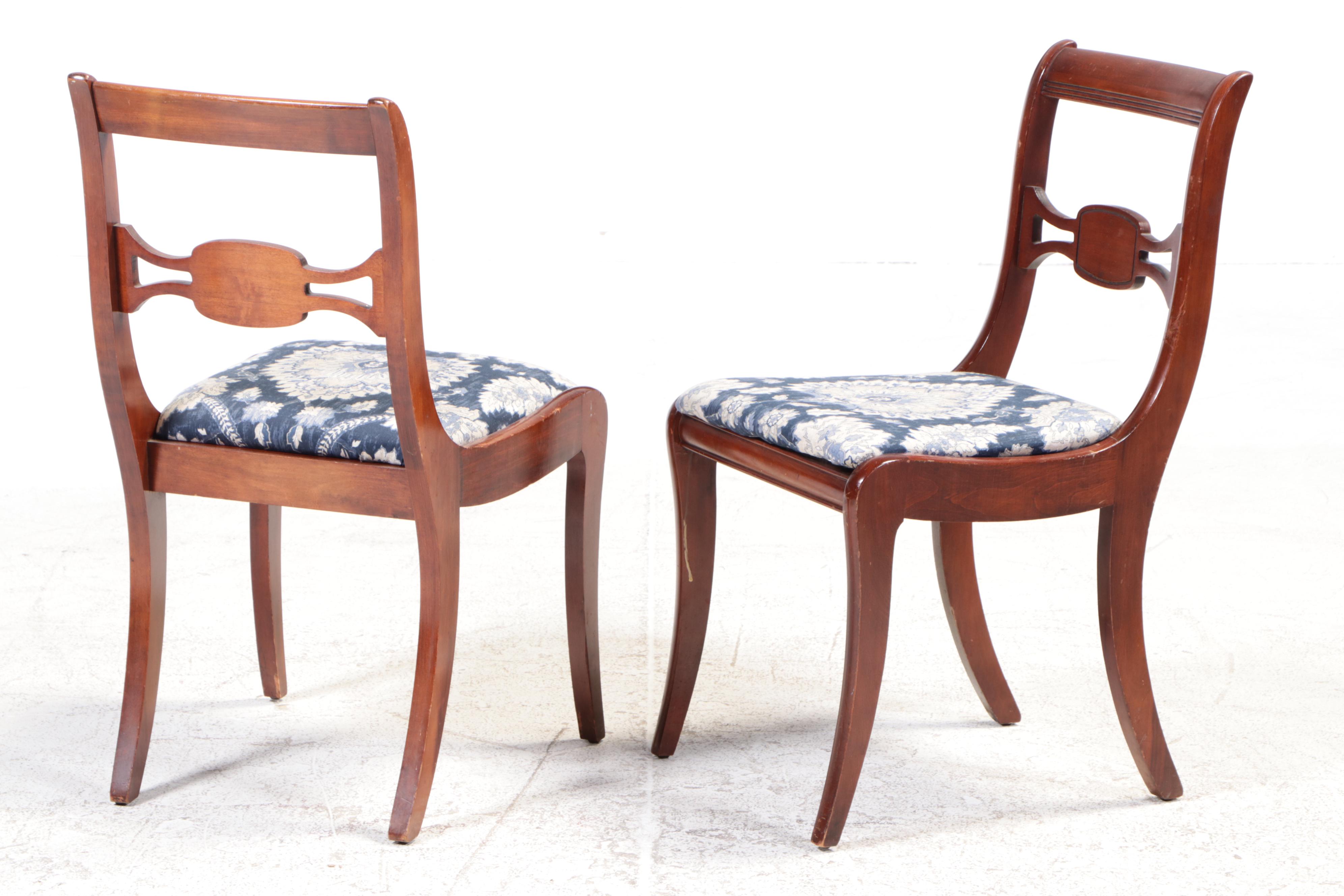 Federal Style Mahogany Dining Set, Mid-20th Century